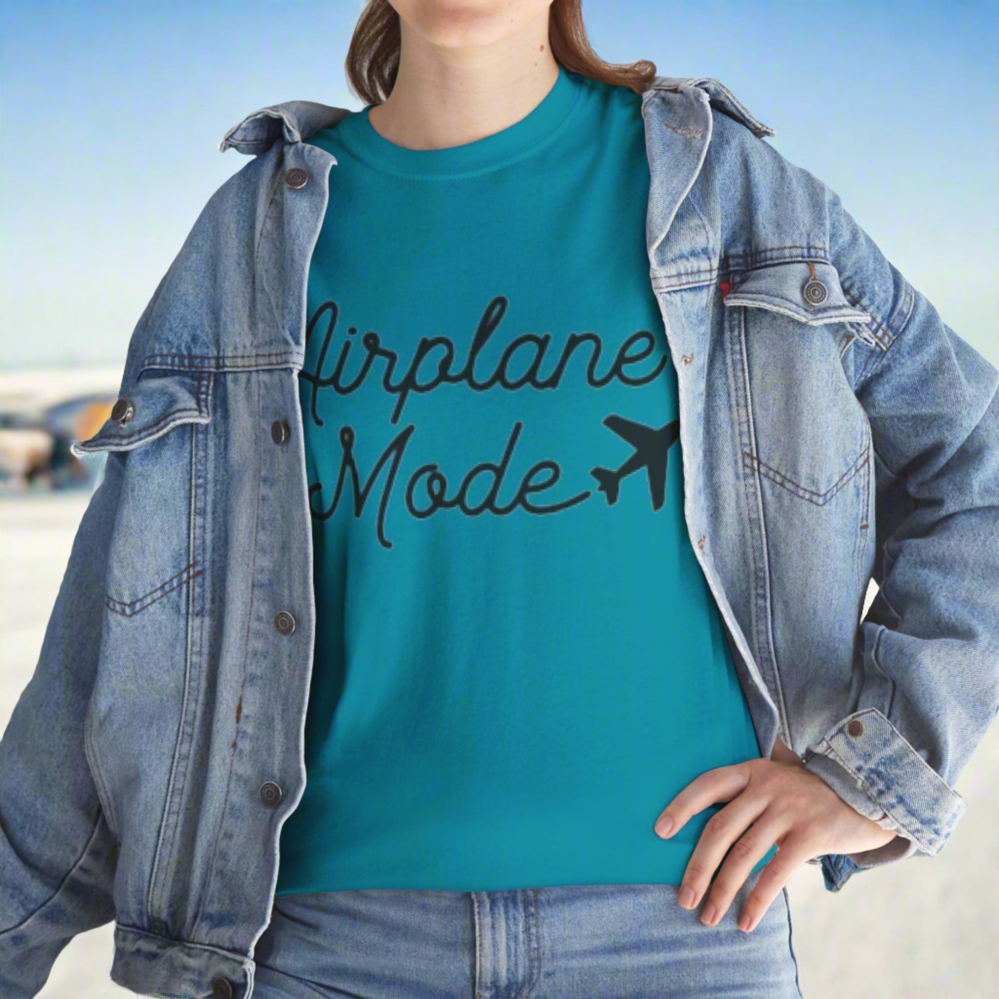 Airplane Mode Aviation Graphic Tee. gift for pilots. flight attendant. aviation lovers.