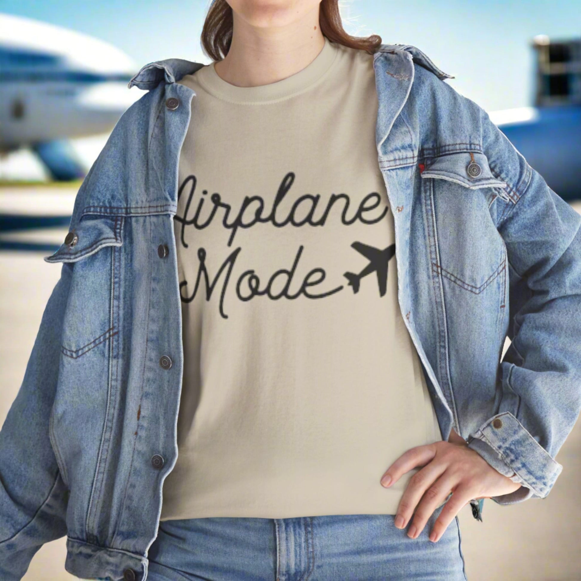 Airplane Mode Aviation Graphic Tee. gift for pilots. flight attendant. aviation lovers.