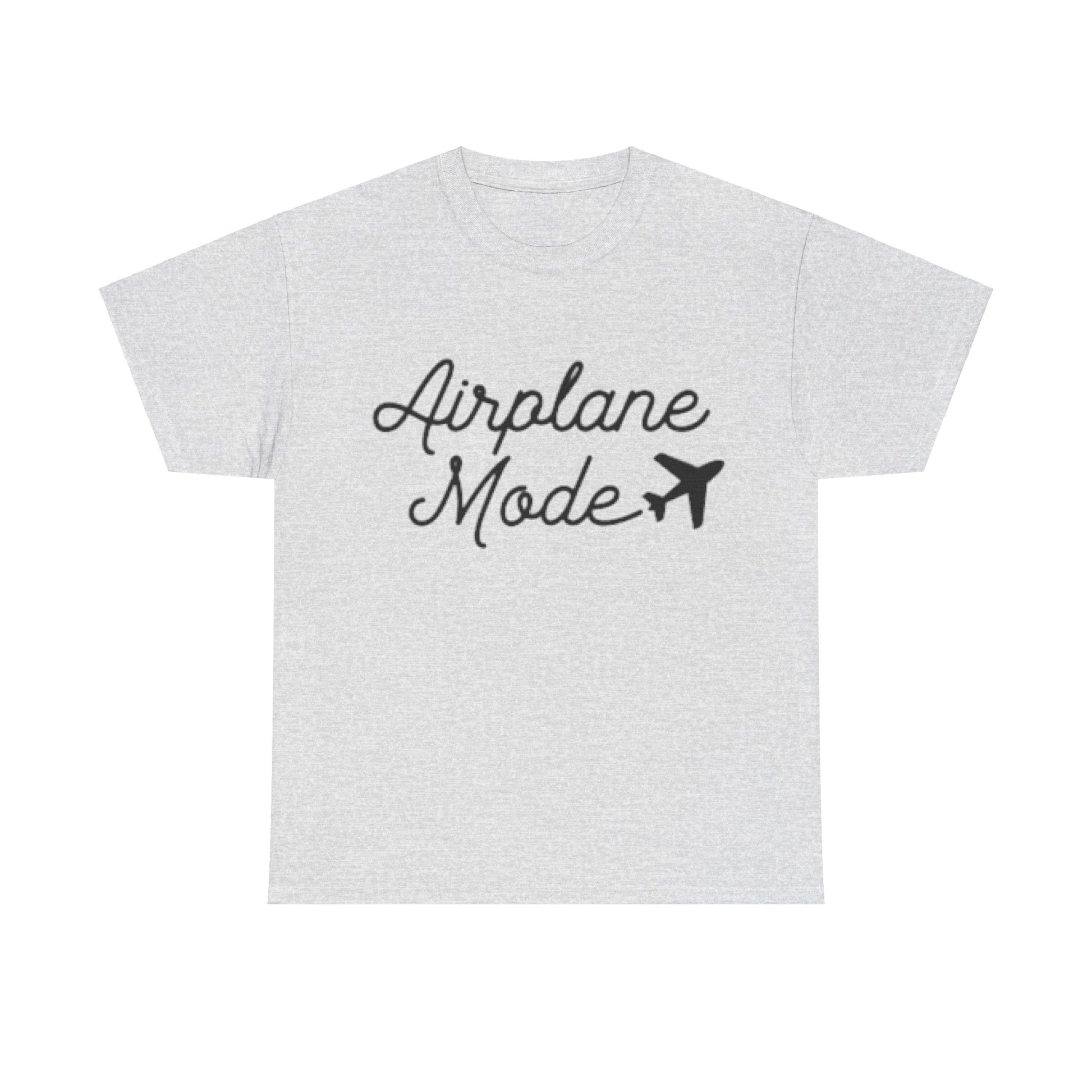 Airplane Mode Aviation Graphic Tee. gift for pilots. flight attendant. aviation lovers.