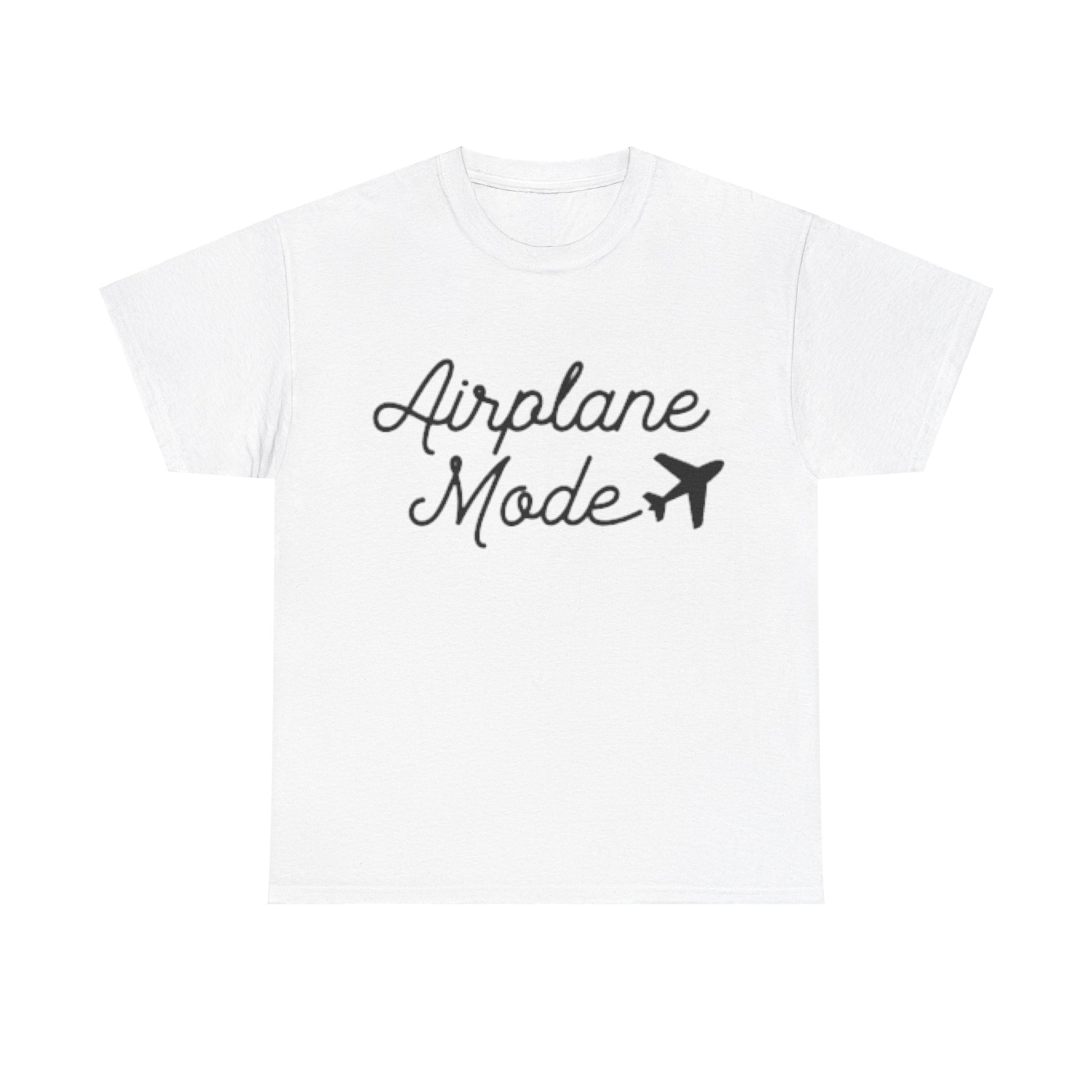 Airplane Mode Aviation Graphic Tee. gift for pilots. flight attendant. aviation lovers.