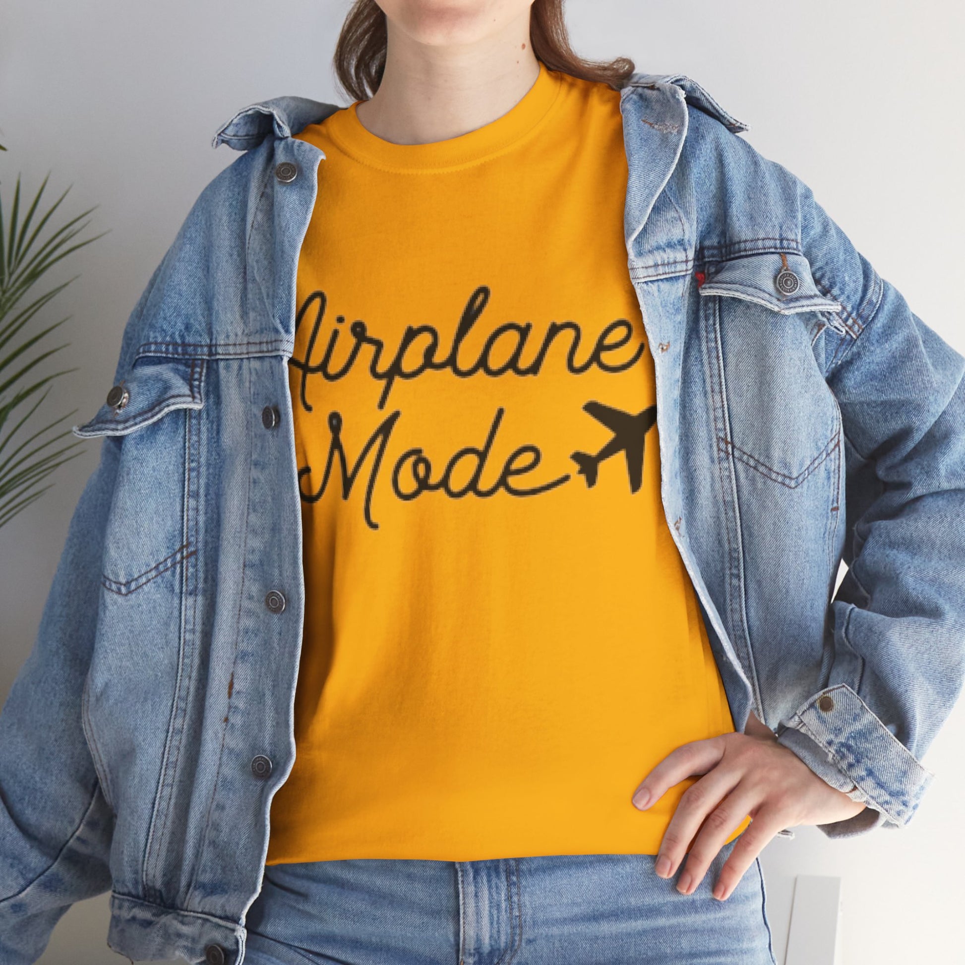 Airplane Mode Aviation Graphic Tee. gift for pilots. flight attendant. aviation lovers.