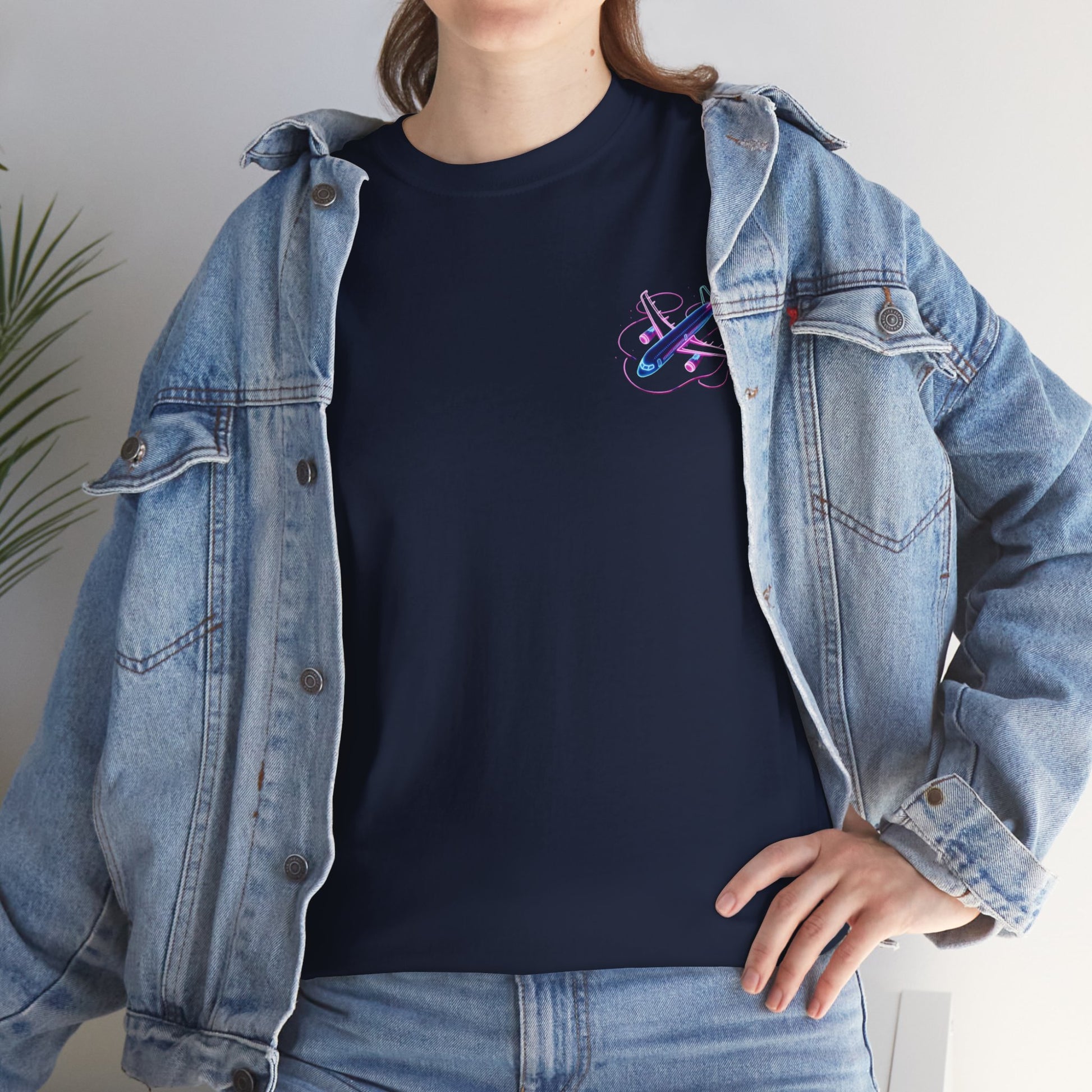 Neon Plane Quick Turns Tee