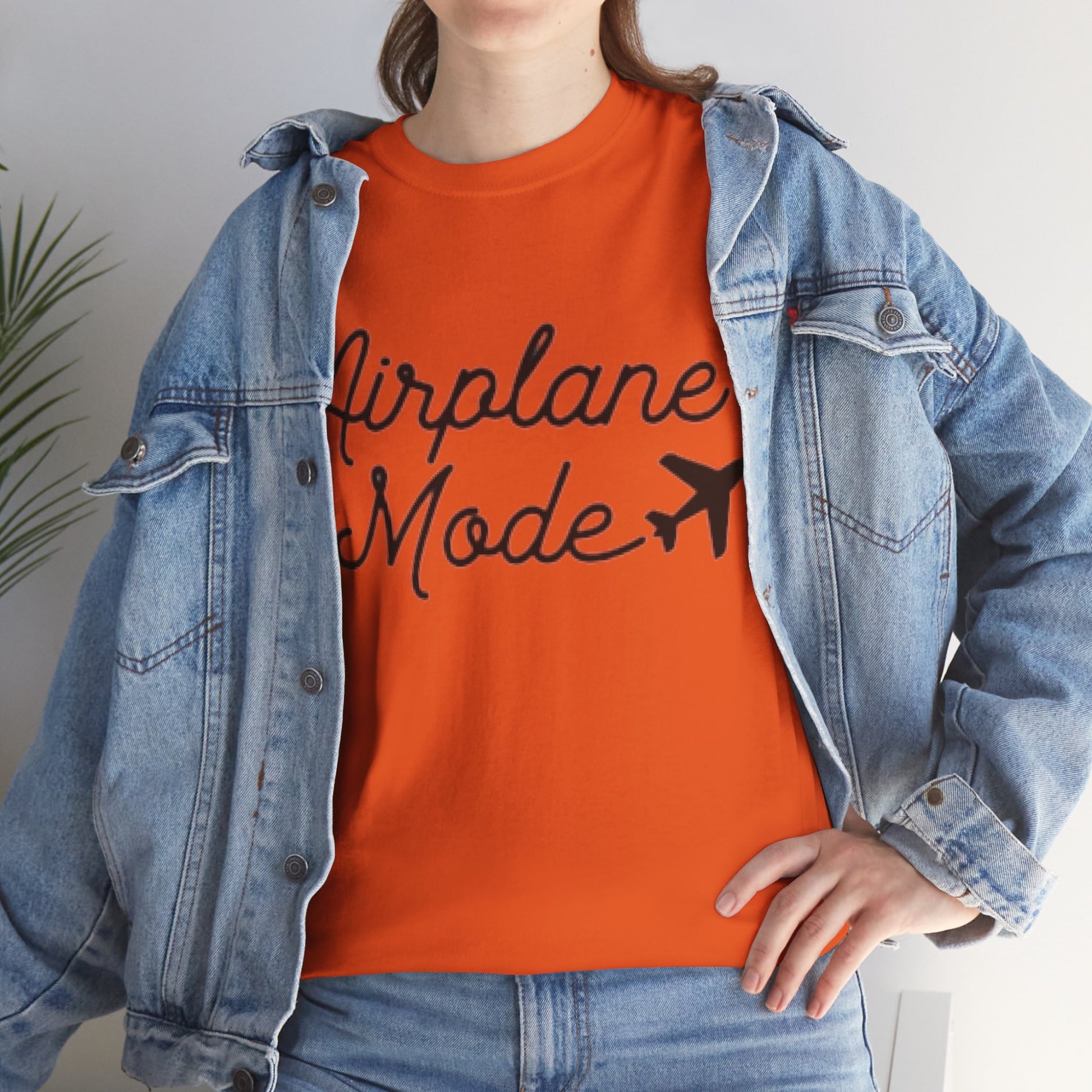 Airplane Mode Aviation Graphic Tee. gift for pilots. flight attendant. aviation lovers.