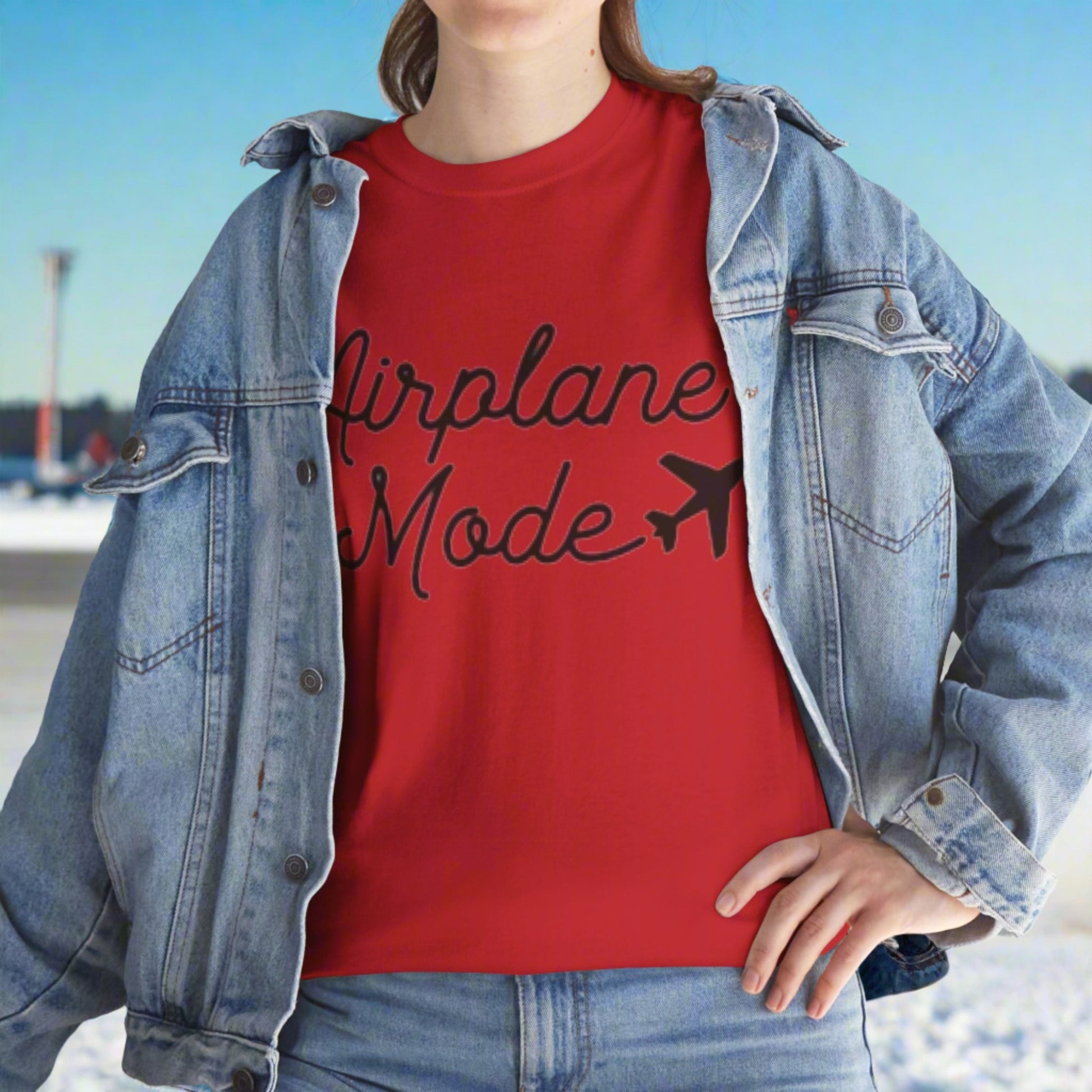 Airplane Mode Aviation Graphic Tee. gift for pilots. flight attendant. aviation lovers.