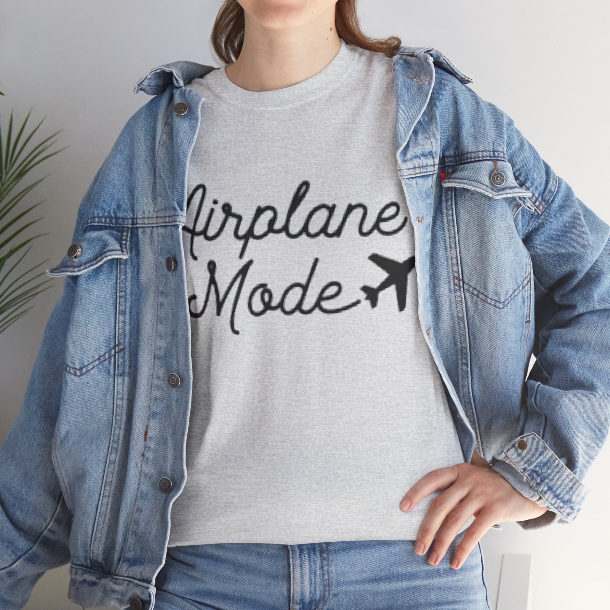 Airplane Mode Aviation Graphic Tee. gift for pilots. flight attendant. aviation lovers.