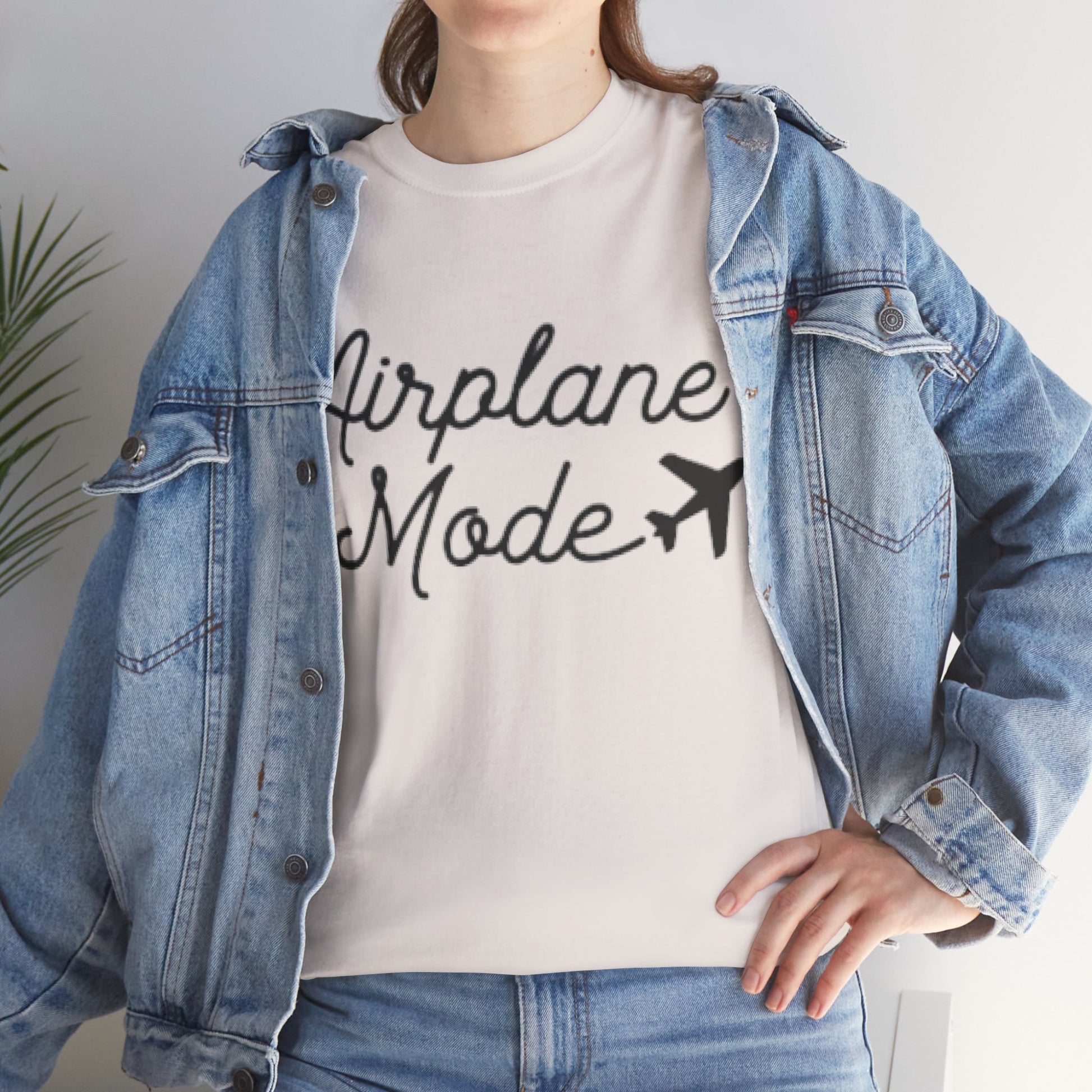 Airplane Mode Aviation Graphic Tee. gift for pilots. flight attendant. aviation lovers.