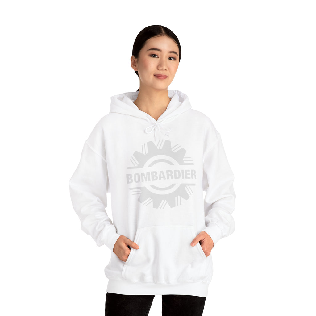 Bombardier hoodie. pilots aviation. (logo)