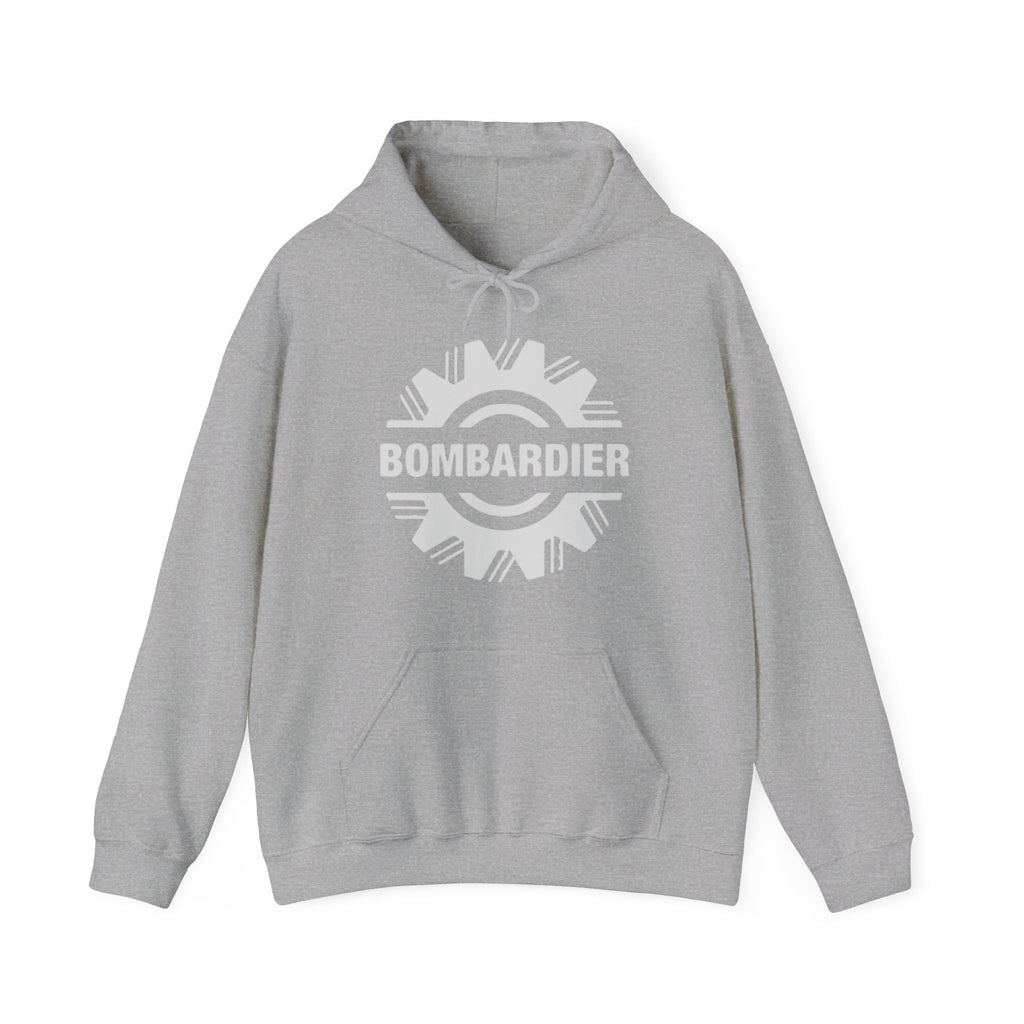 Bombardier hoodie. pilots aviation. (logo)