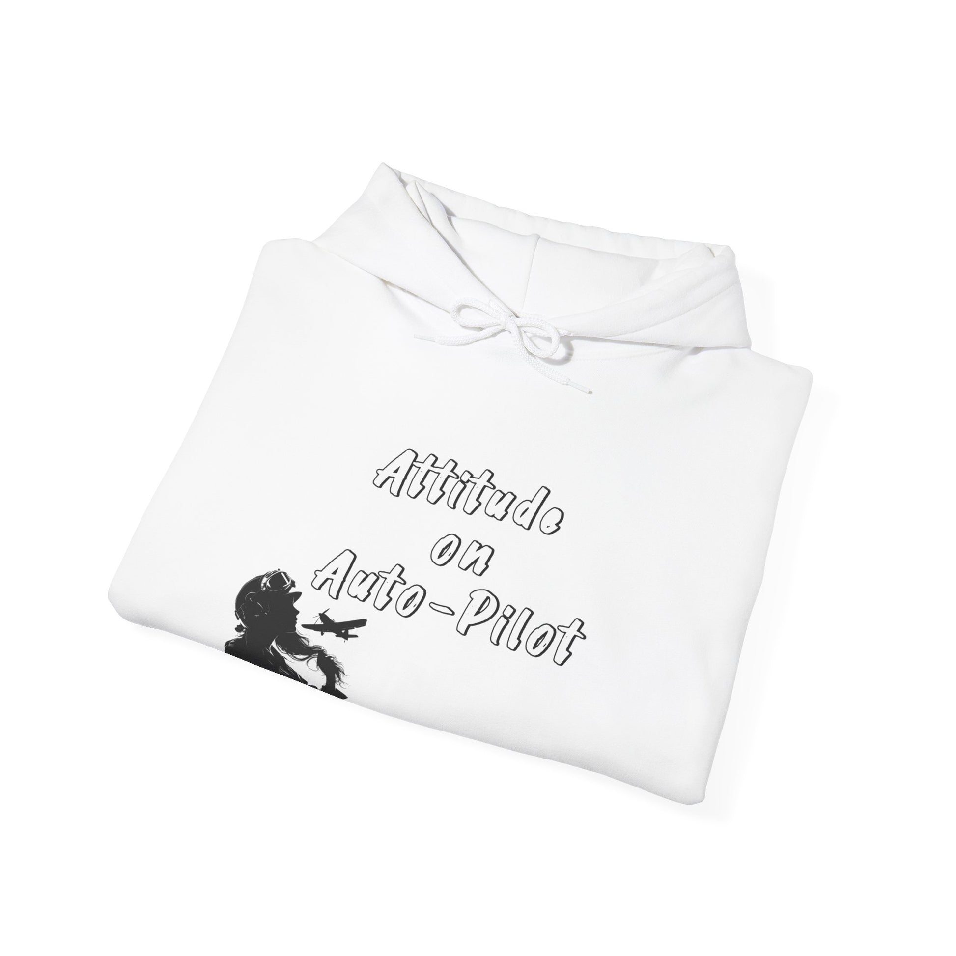 Female Pilot Hoodie. aviation. aviation gifts. gifts for pilots. attitude. graphic tee