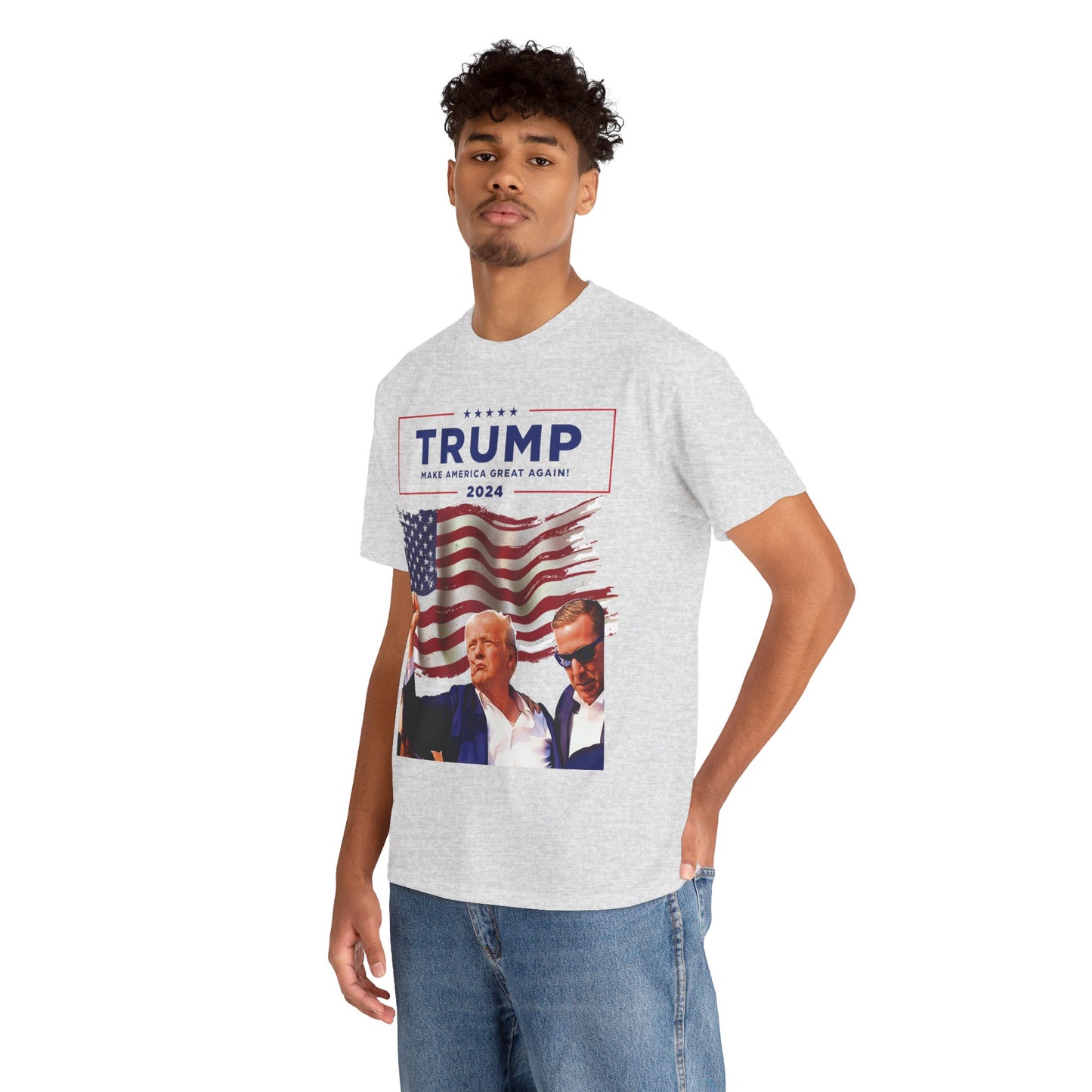 TRUMP Survival 2024 graphic tee. trump 2024. political humor. politics. gifts for him. gifts for patriots.