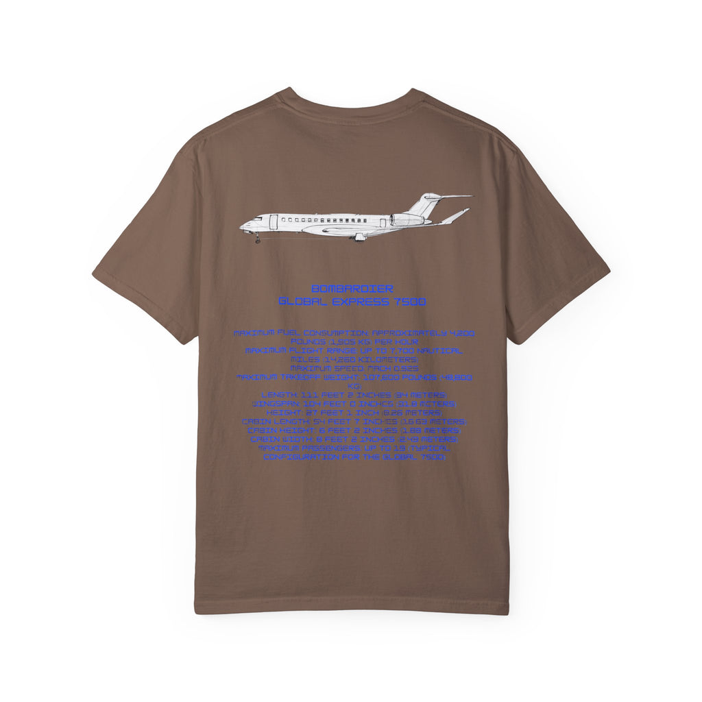 Global 7500 T-shirt. aviation. gift. pilot. jets. mens gifts. gifts for her