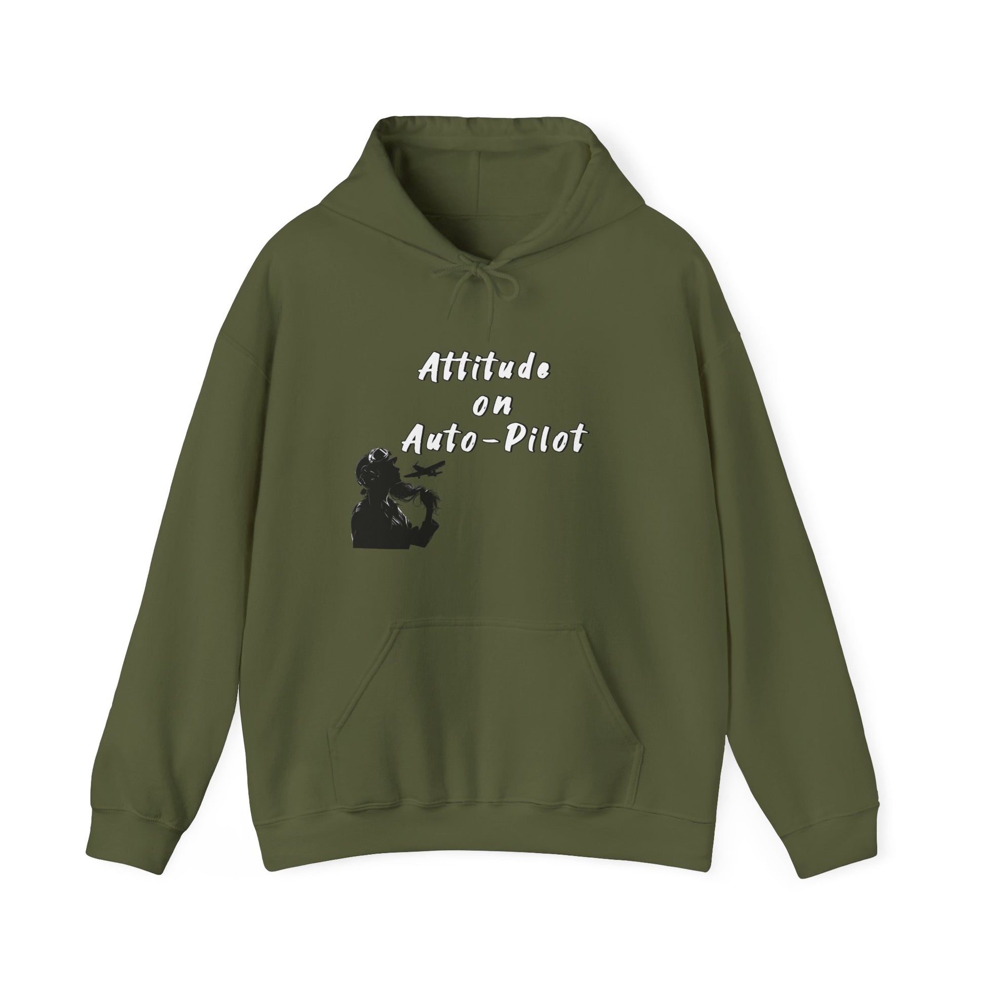 Female Pilot Hoodie. aviation. aviation gifts. gifts for pilots. attitude. graphic tee