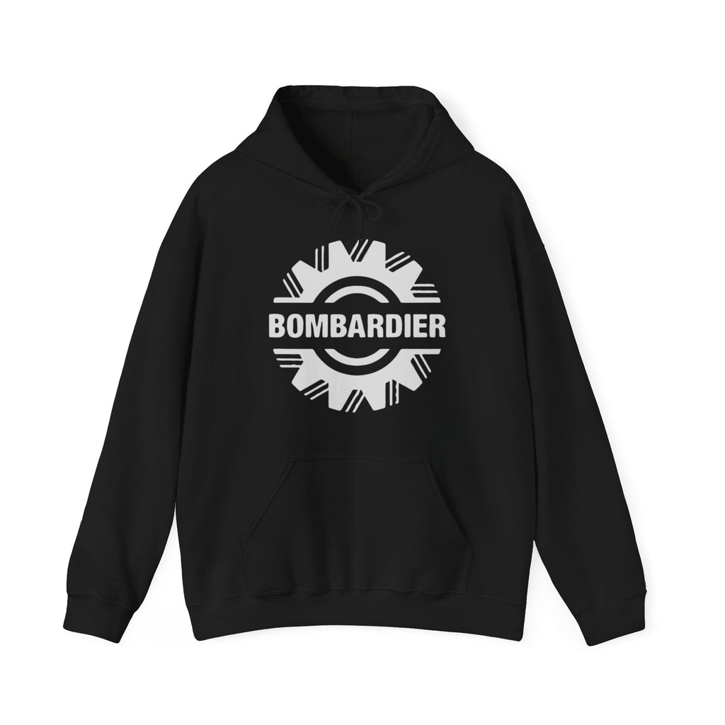 Bombardier hoodie. pilots aviation. (logo)