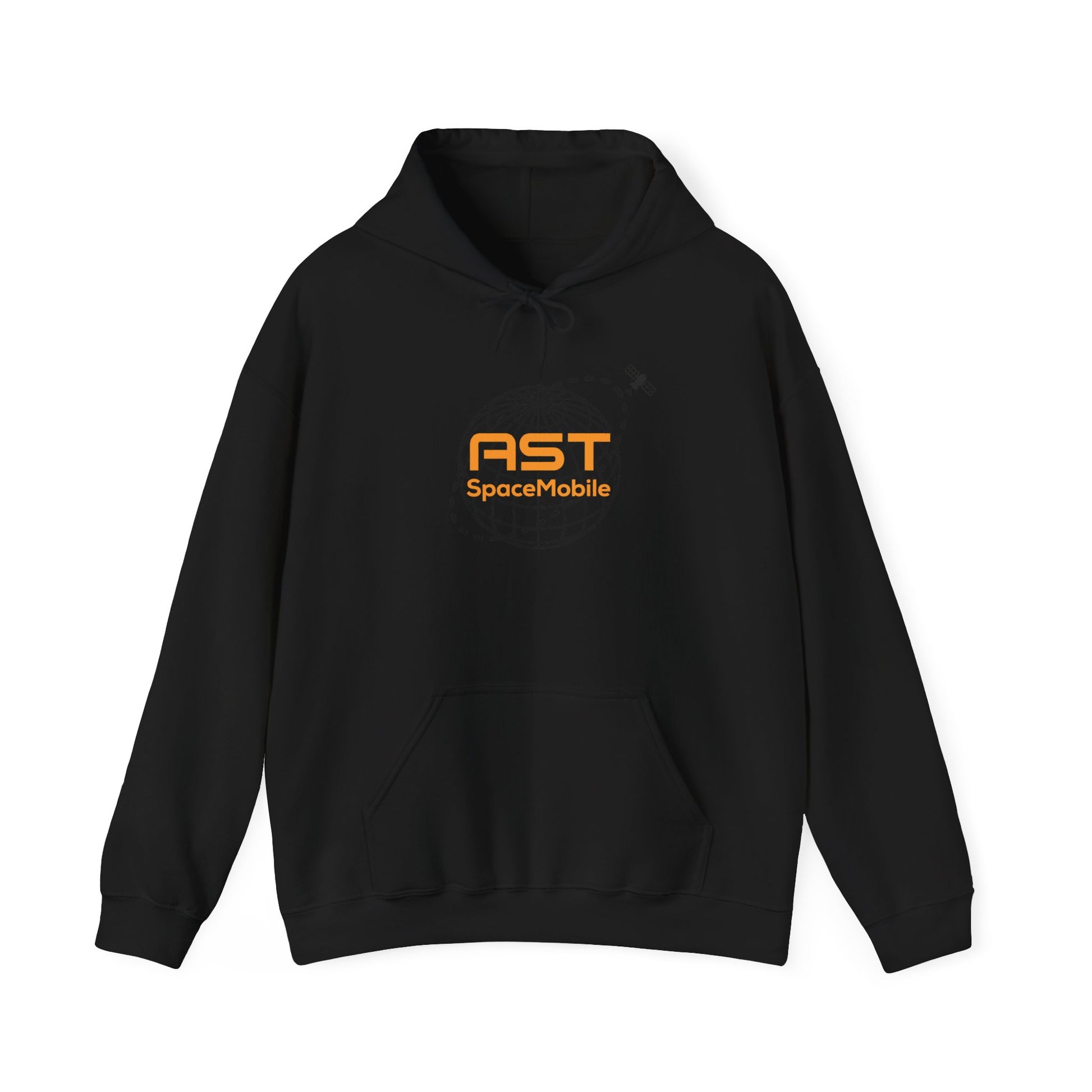 Globe Grid Hoodie - 'AST' Retro Orange Tech Logo
