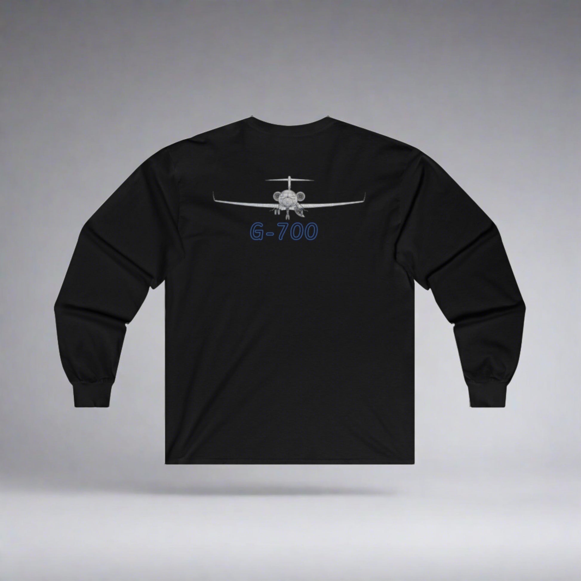 Gulfstream G-700 Long Sleeve Tee. Aviation. pilots. gift. planes.