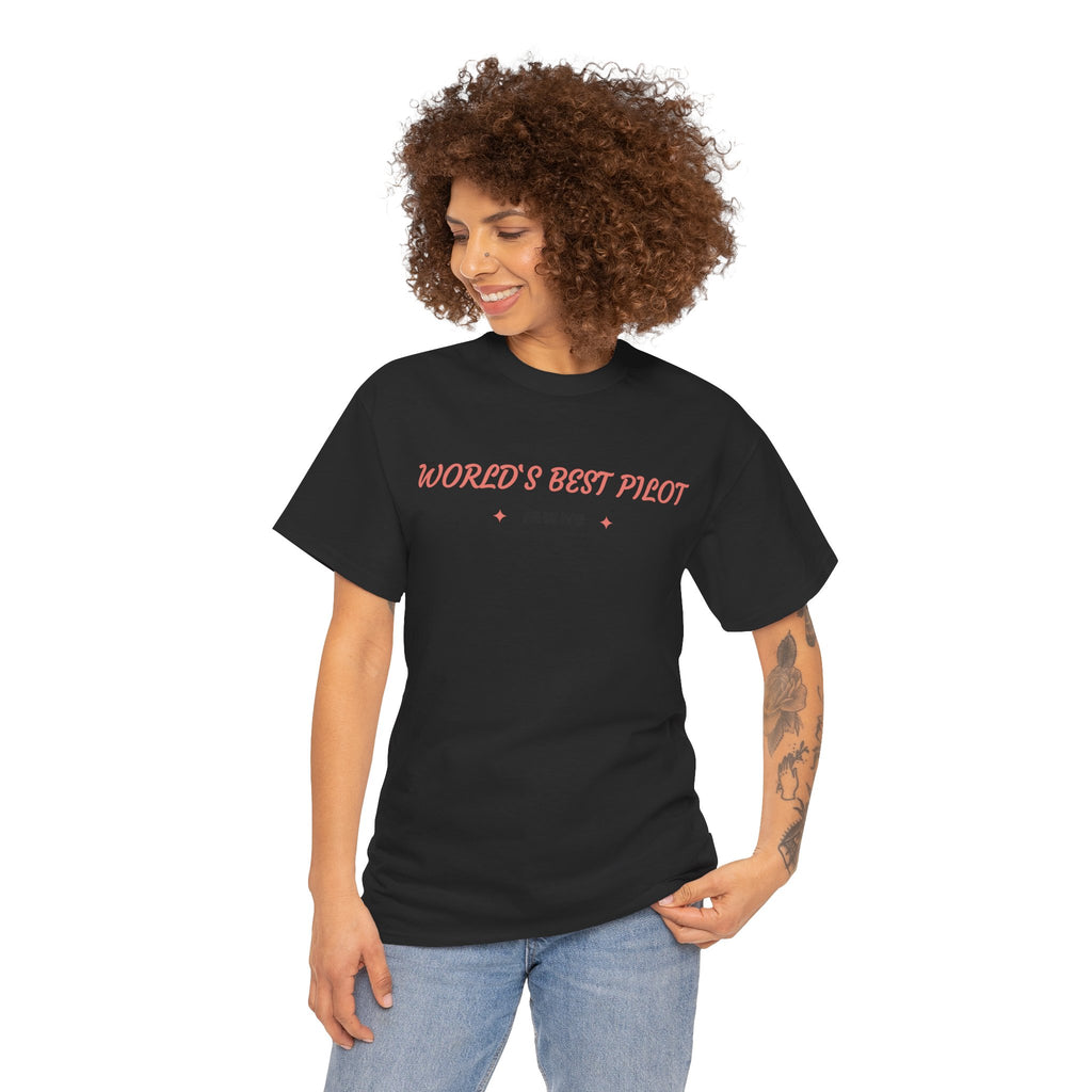 Worlds best Pilot. ask my mom. t-shirt. aviation. mothers. pilots. travel. graphic tee.