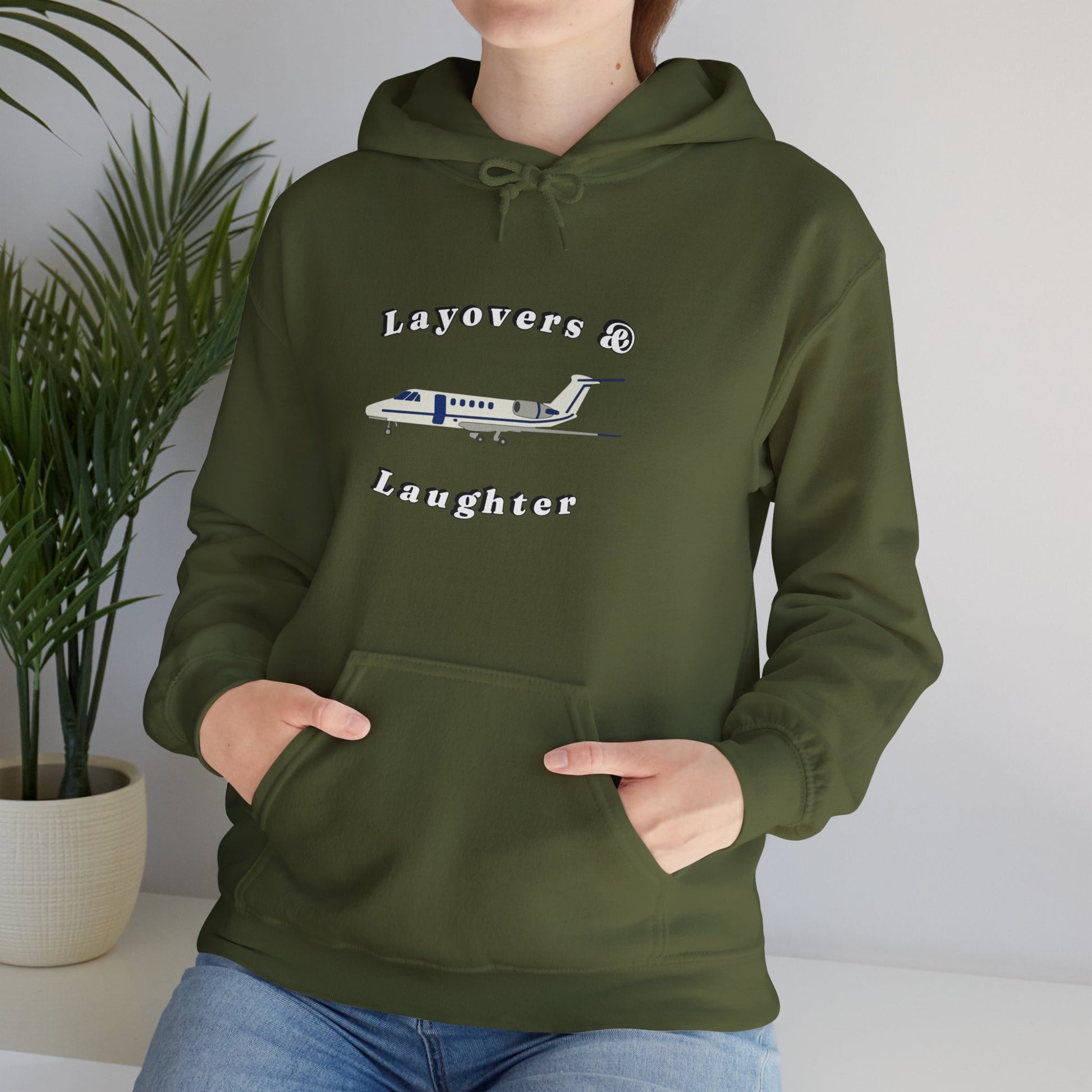 Hoodie for Pilots, layovers & laughter, gifts for pilots, travel, aviation gifts, aviation, planes