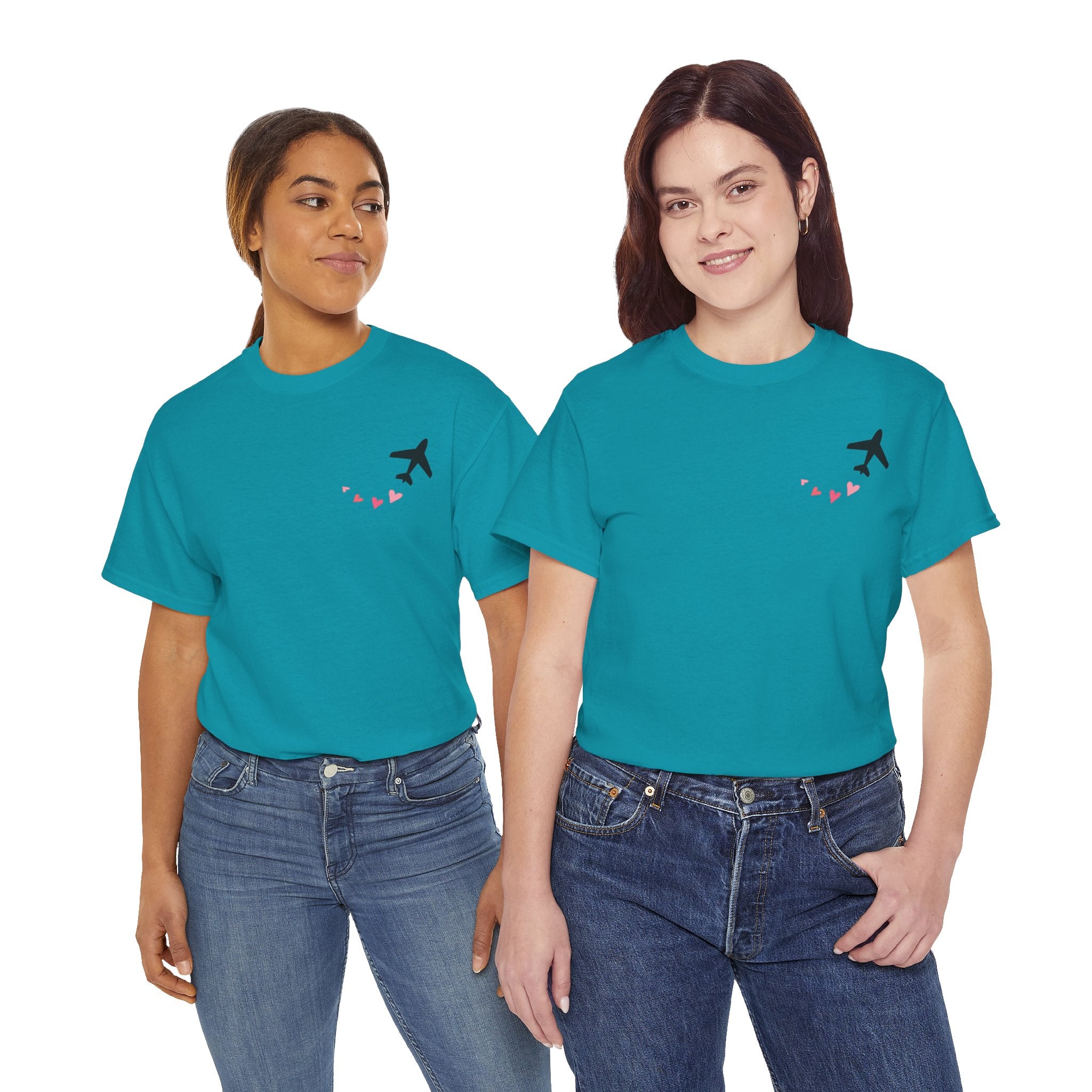 LOVE CHEMTRAILS. aviation t-shirt. pilots. love. hearts