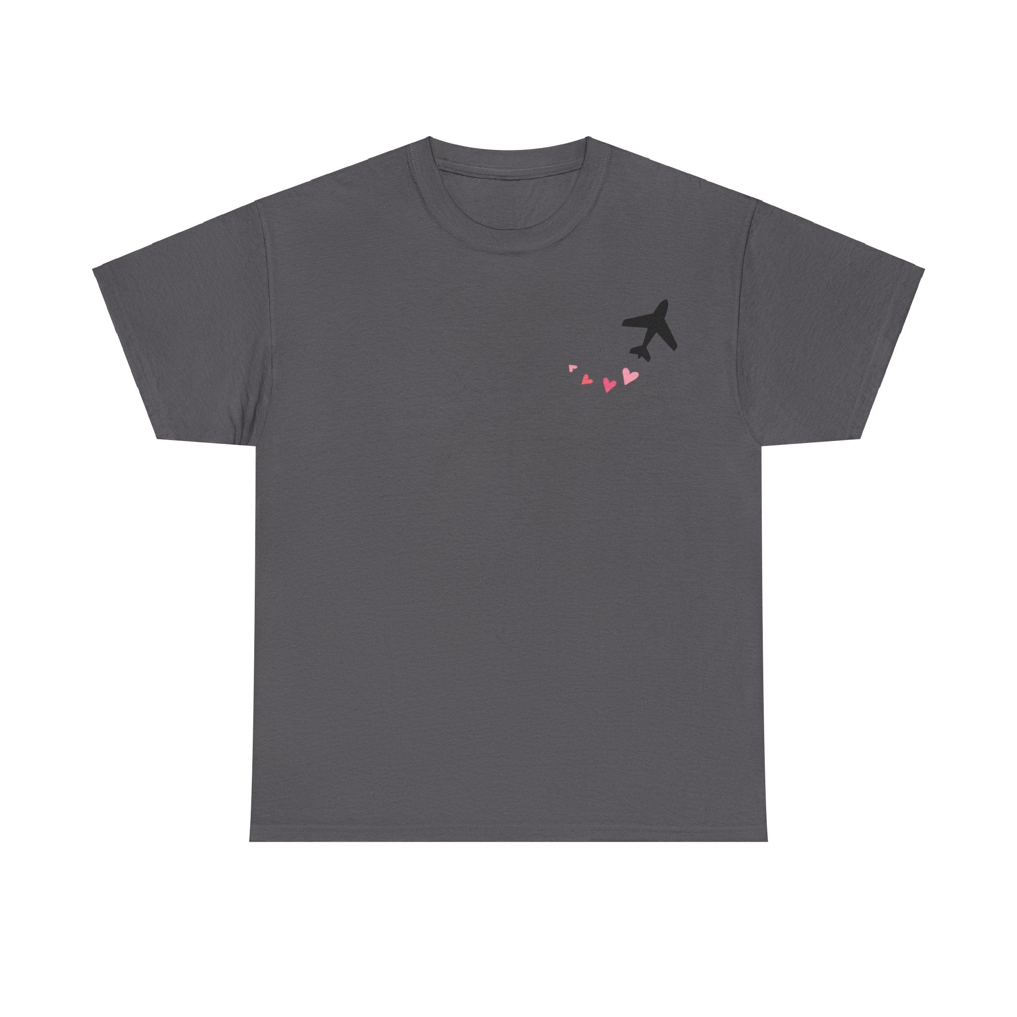 LOVE CHEMTRAILS. aviation t-shirt. pilots. love. hearts