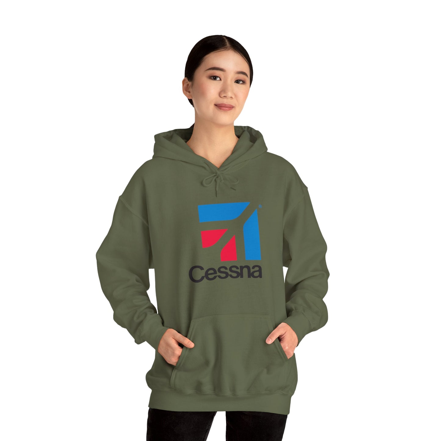 CESSNA HOODIE. aviation t-shirt. aviation hoodie. gifts for pilots. (logo)