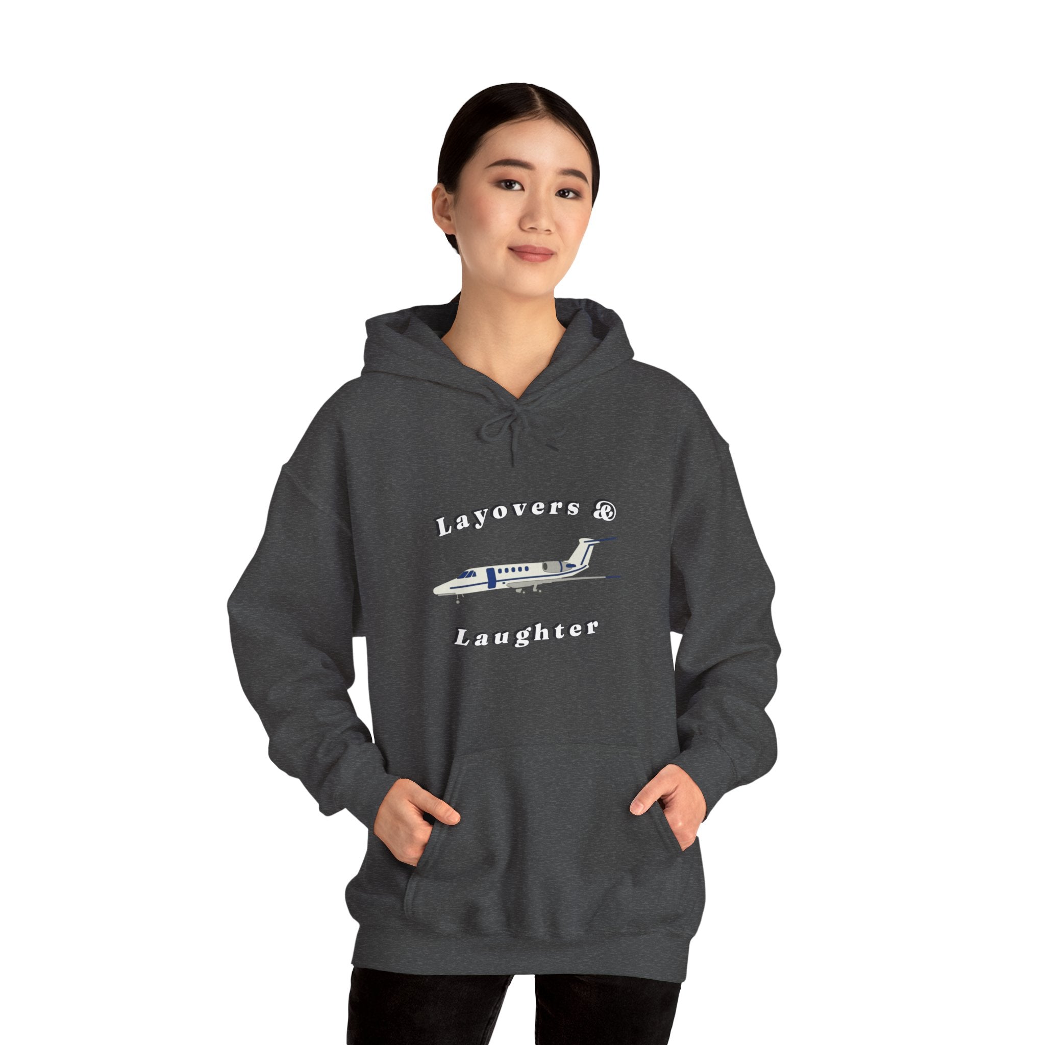 Hoodie for Pilots, layovers & laughter, gifts for pilots, travel, aviation gifts, aviation, planes