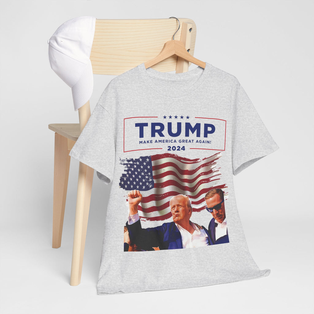 TRUMP Survival 2024 graphic tee. trump 2024. political humor. politics. gifts for him. gifts for patriots.