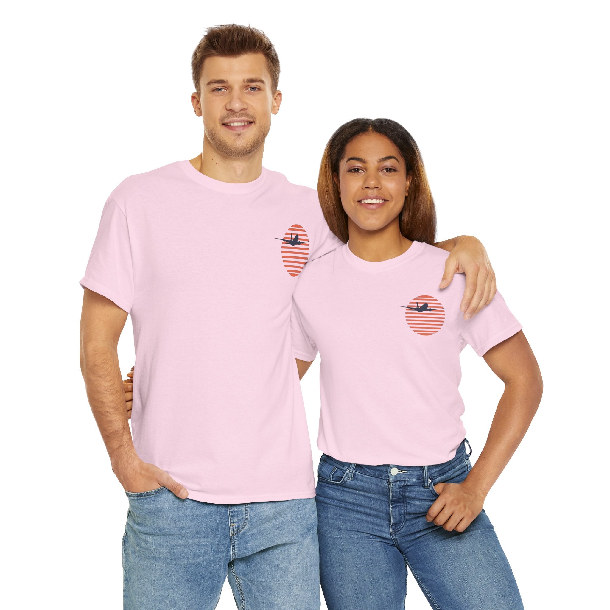 into the sunset. plane. t-shirt. aviation. pilots. gifts.