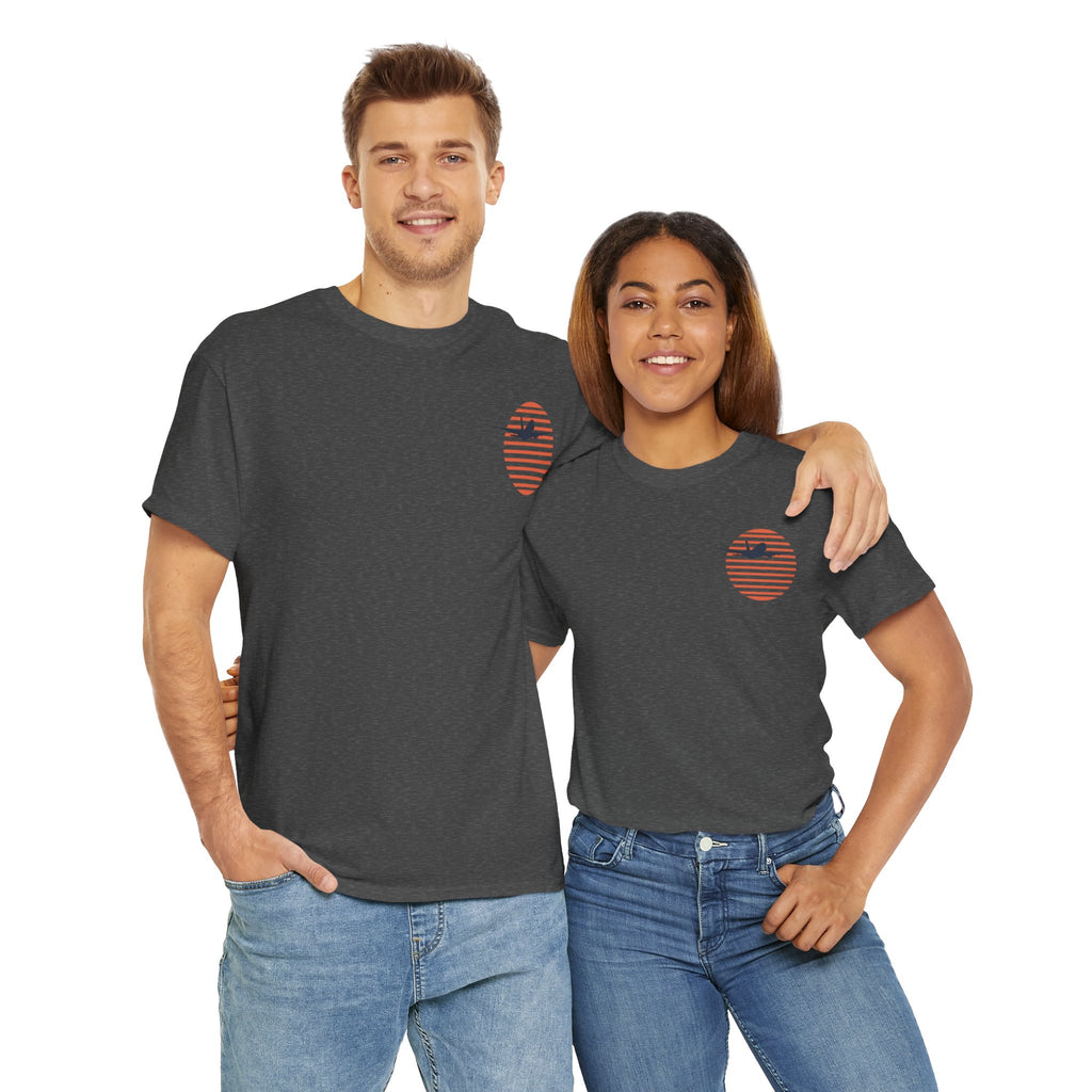 into the sunset. plane. t-shirt. aviation. pilots. gifts.