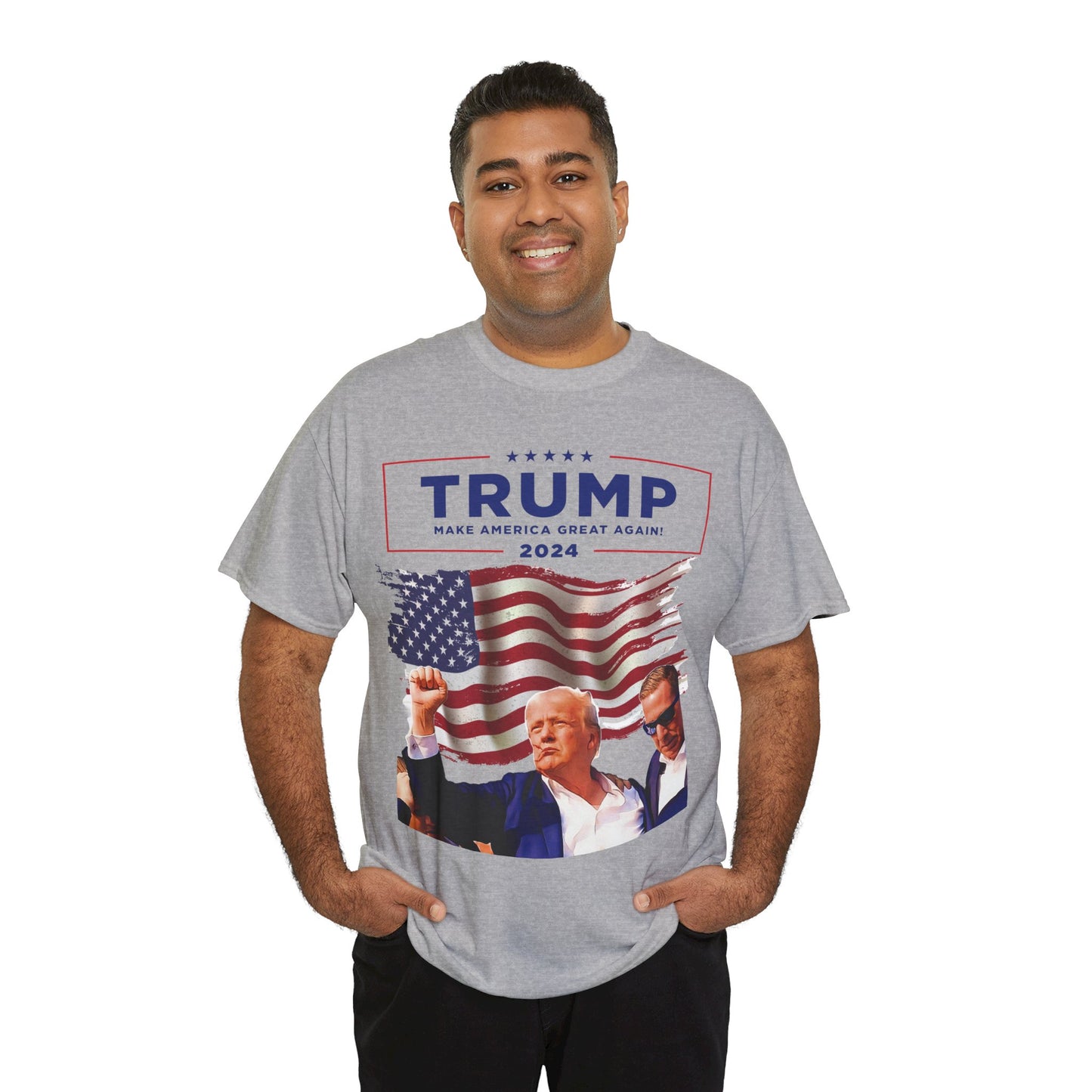 TRUMP Survival 2024 graphic tee. trump 2024. political humor. politics. gifts for him. gifts for patriots.