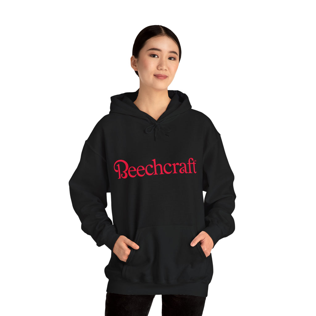 BEECHCRAFT. AVIATION HOODIE. gift for pilots. graphic design. (logo)