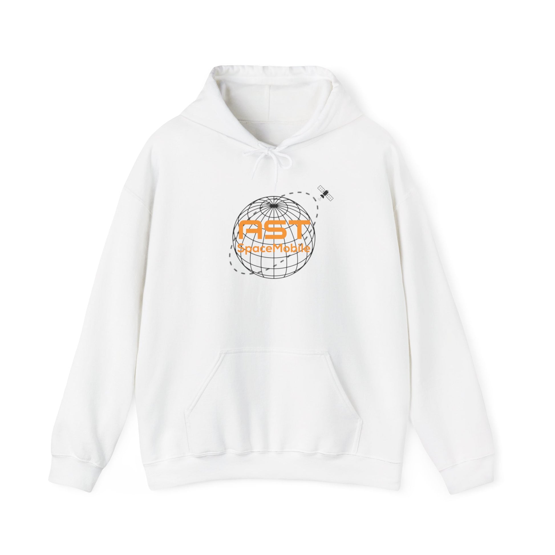 Globe Grid Hoodie - 'AST' Retro Orange Tech Logo