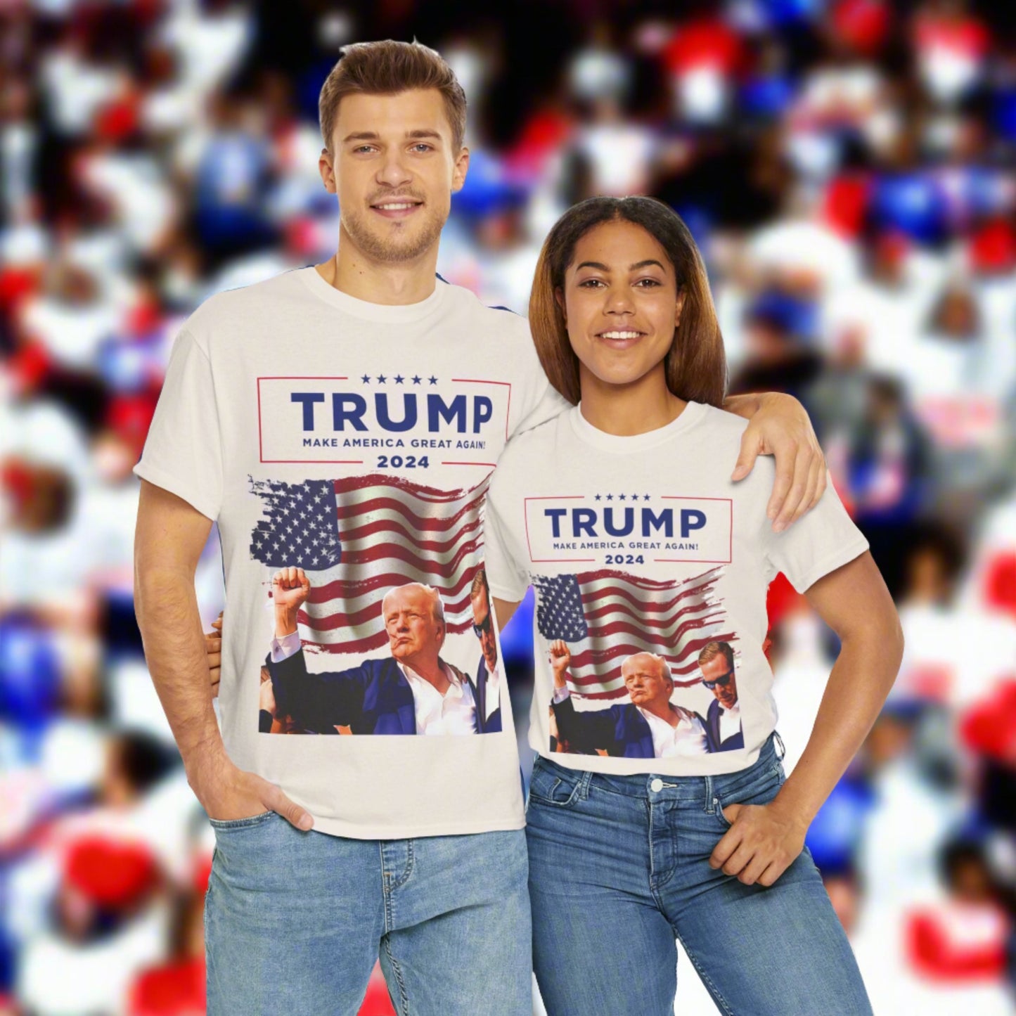 TRUMP Survival 2024 graphic tee. trump 2024. political humor. politics. gifts for him. gifts for patriots.