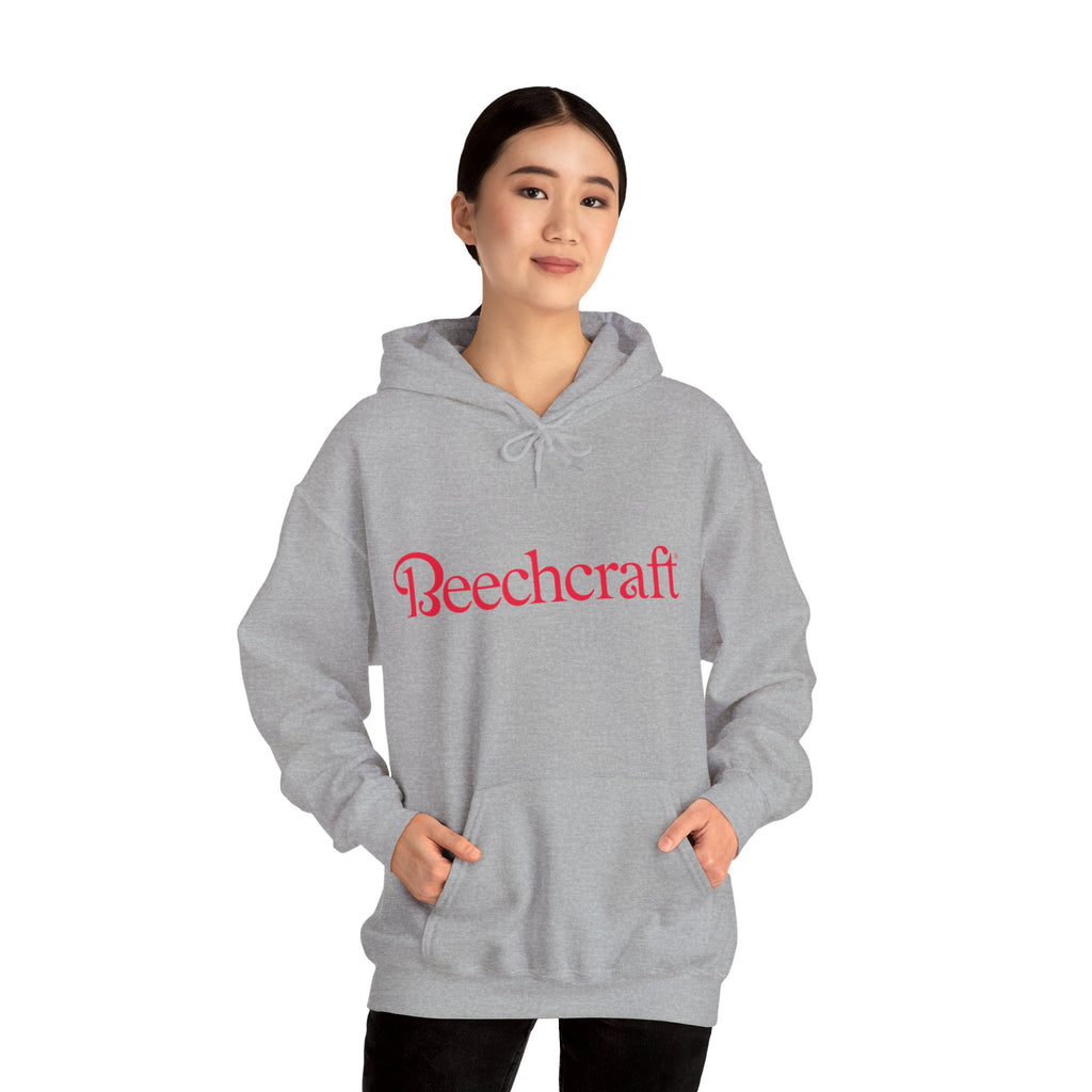 BEECHCRAFT. AVIATION HOODIE. gift for pilots. graphic design. (logo)