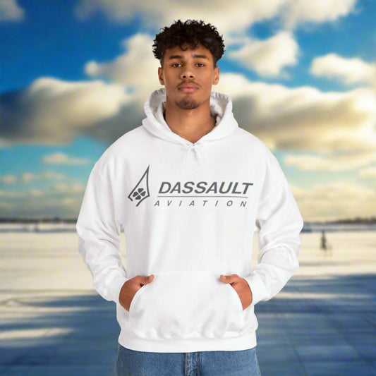 Dassault aviation hoodie. aviation. pilots hoodie. (logo)