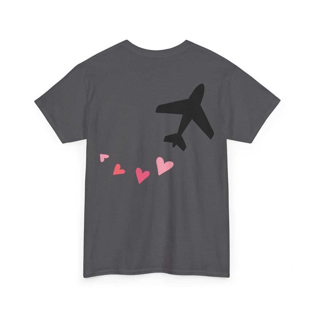 LOVE CHEMTRAILS. aviation t-shirt. pilots. love. hearts