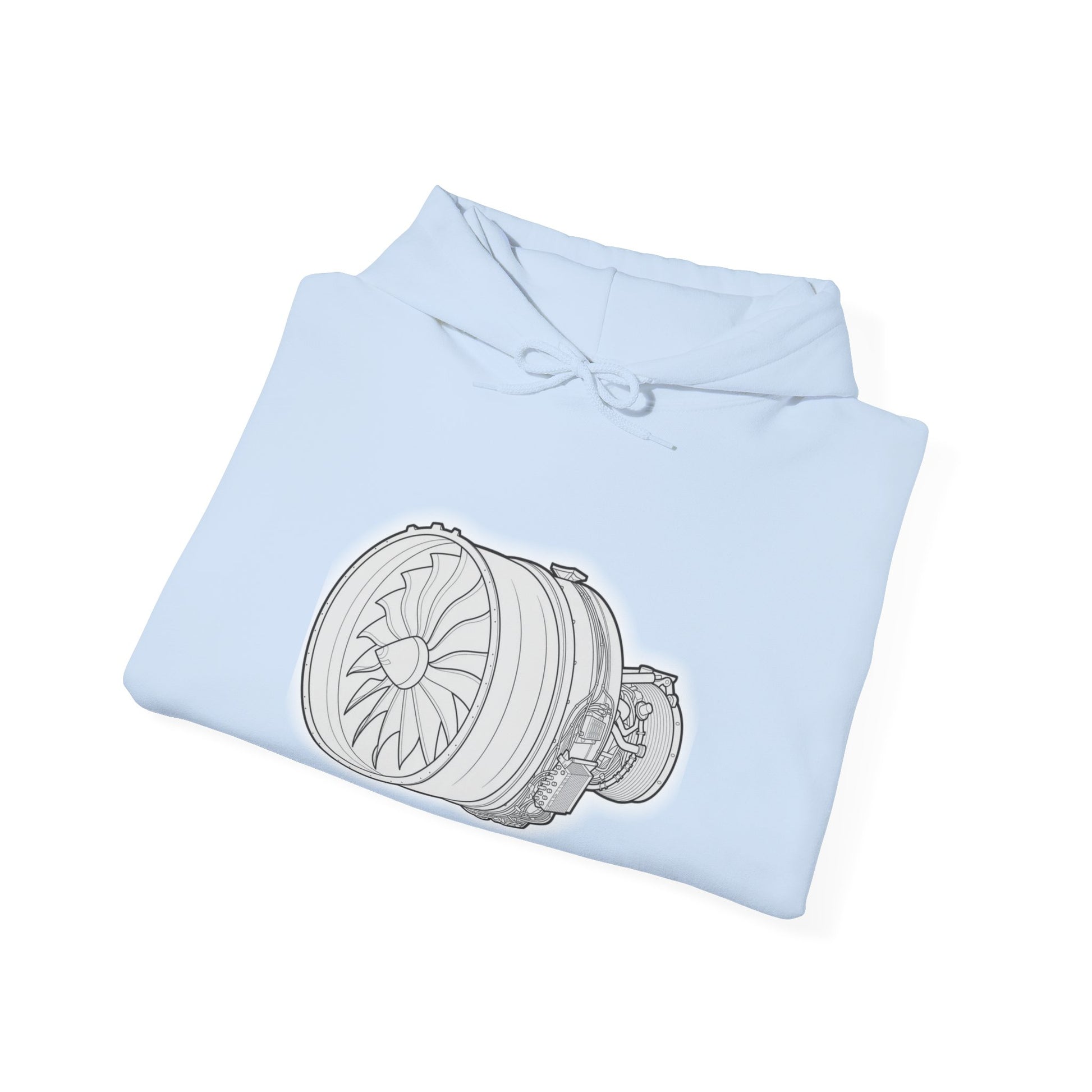 Turbine Hoodie. Sweatshirt. aviation. pilots. planes. ge9x. gifts for him. gifts for her.