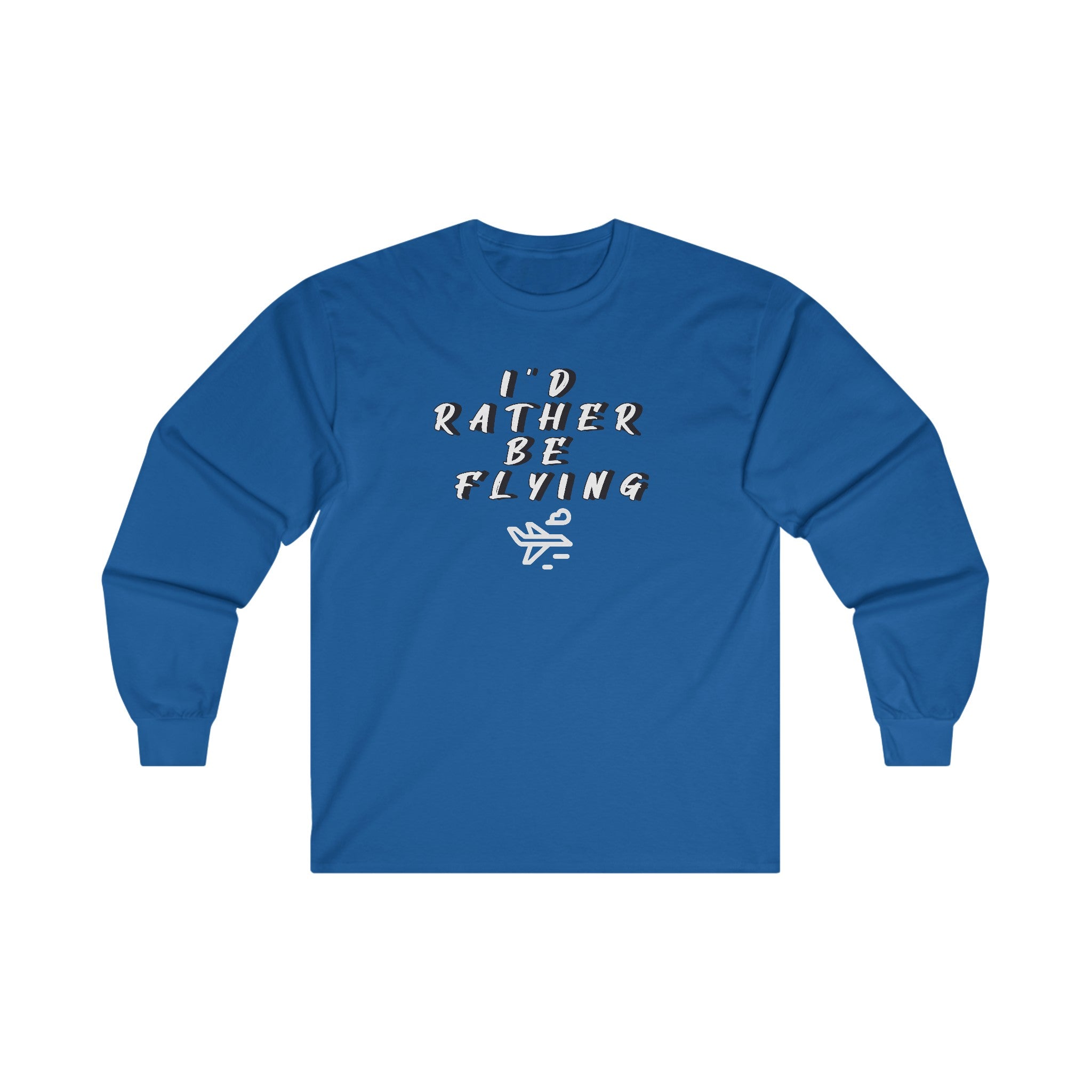 Rather be Flying. long sleeve. aviation. gift. pilots. planes. travel