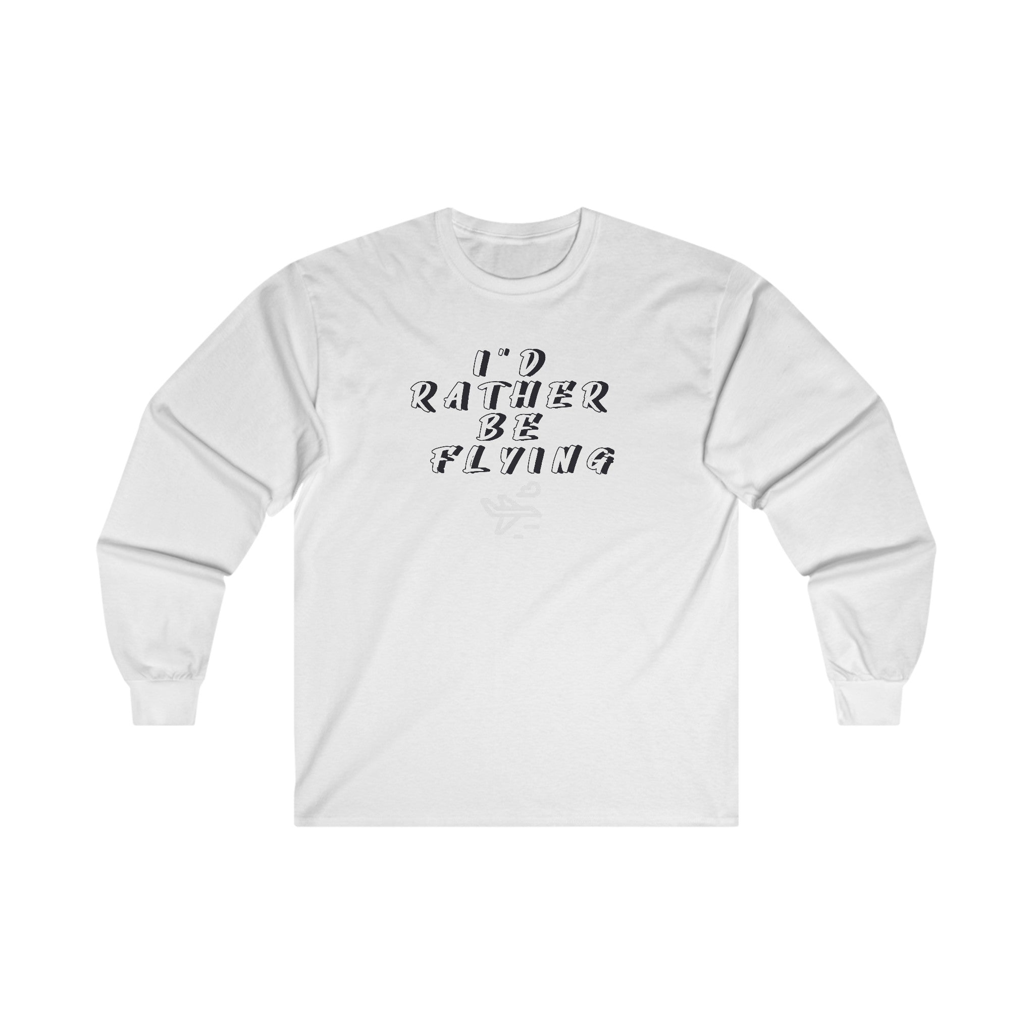 Rather be Flying. long sleeve. aviation. gift. pilots. planes. travel