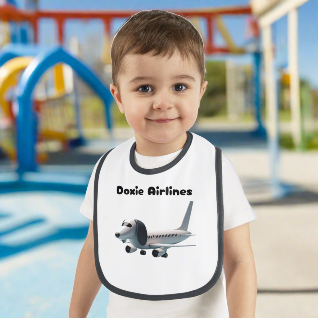 Doxie airlines Baby bibs