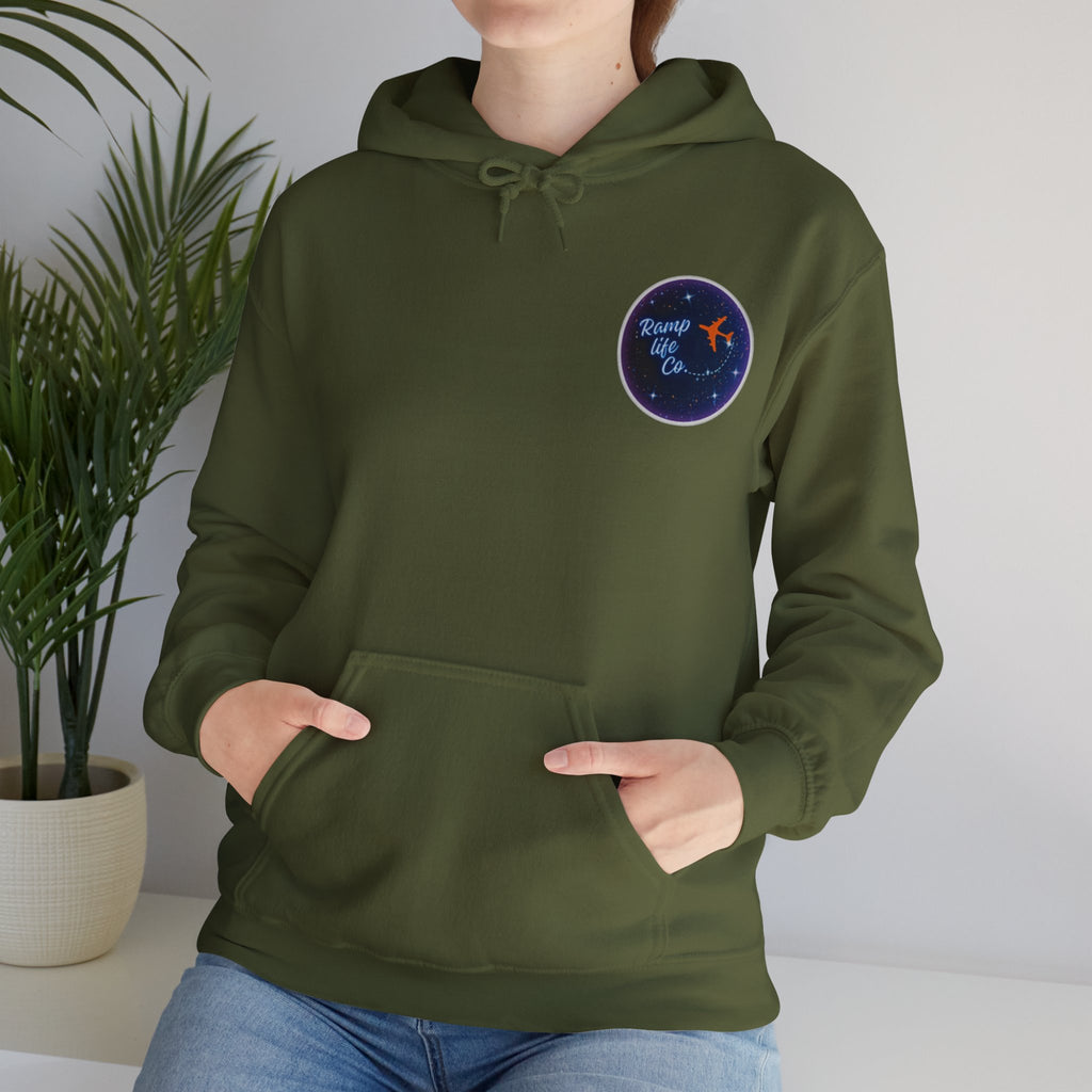 Ramp Life Co. hoodie. aviation. pilot. planes. gifts