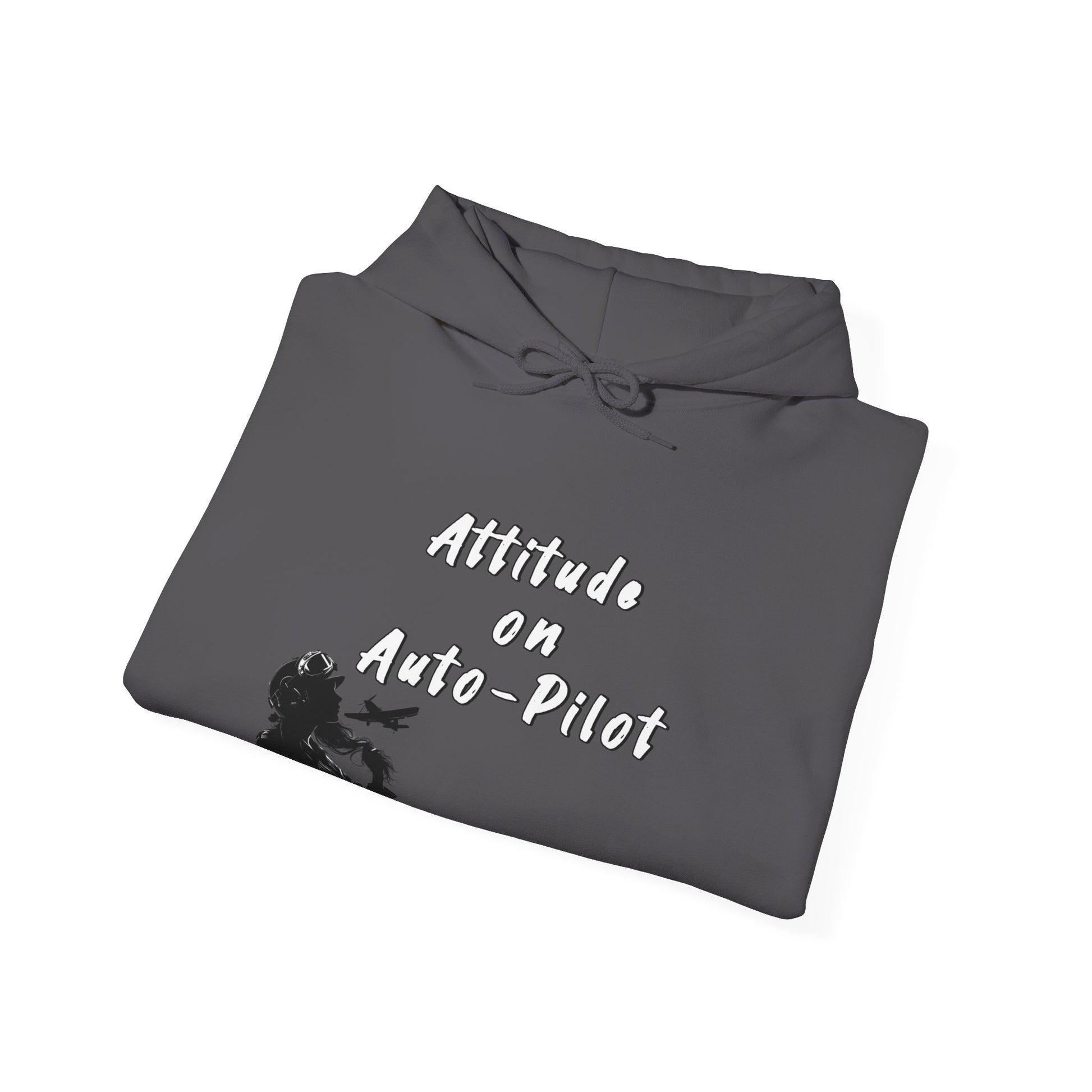 Female Pilot Hoodie. aviation. aviation gifts. gifts for pilots. attitude. graphic tee