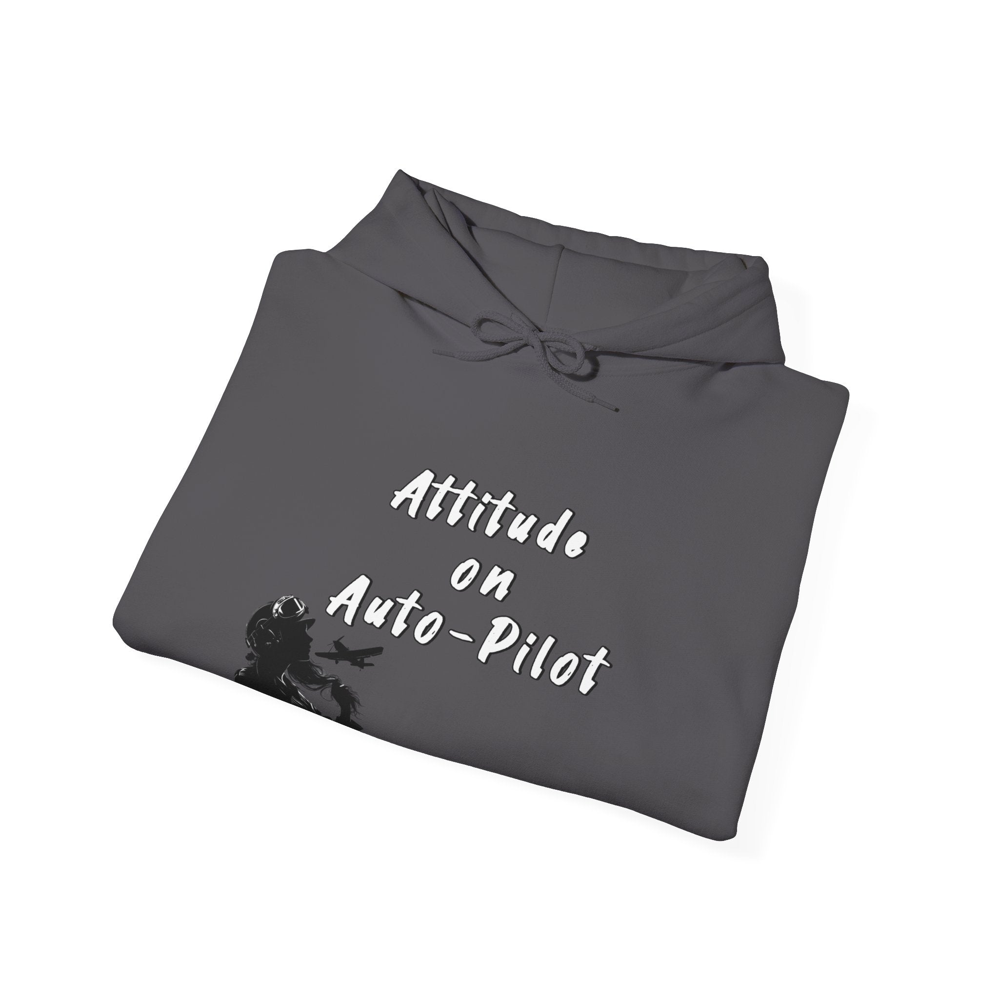 Female Pilot Hoodie. aviation. aviation gifts. gifts for pilots. attitude. graphic tee