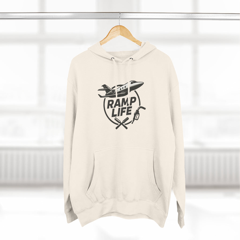 Ramp Life airplane logo Hoodie | aviation pilot Inspired design