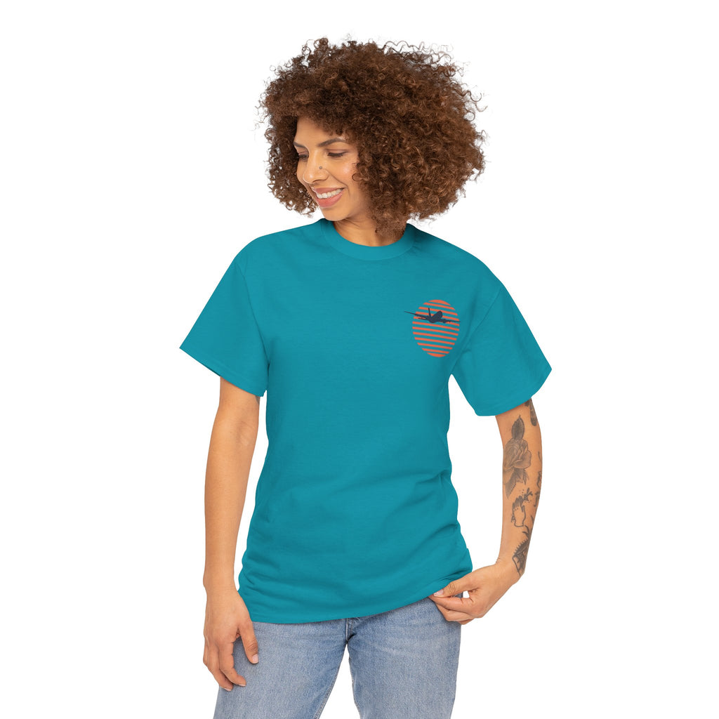 into the sunset. plane. t-shirt. aviation. pilots. gifts.