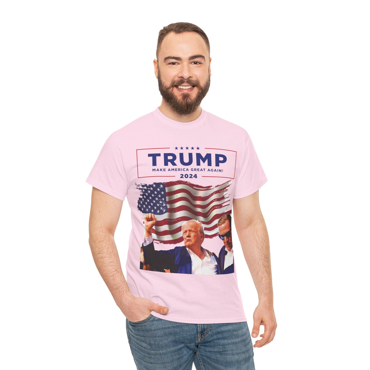 TRUMP Survival 2024 graphic tee. trump 2024. political humor. politics. gifts for him. gifts for patriots.