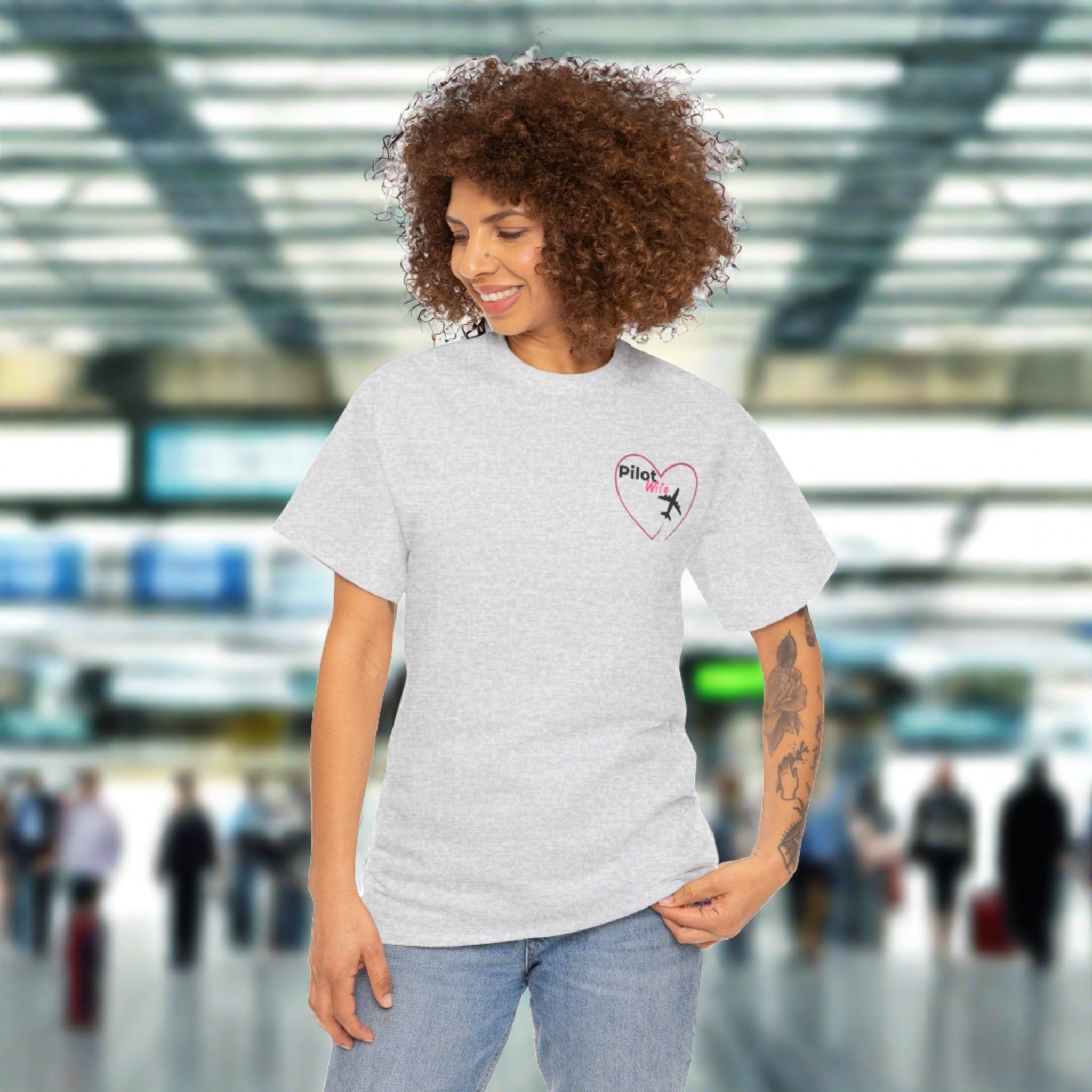 Pilot Wife t-shirt. pilots. gifts. for her. aviation. planes. pilot. anniversary.