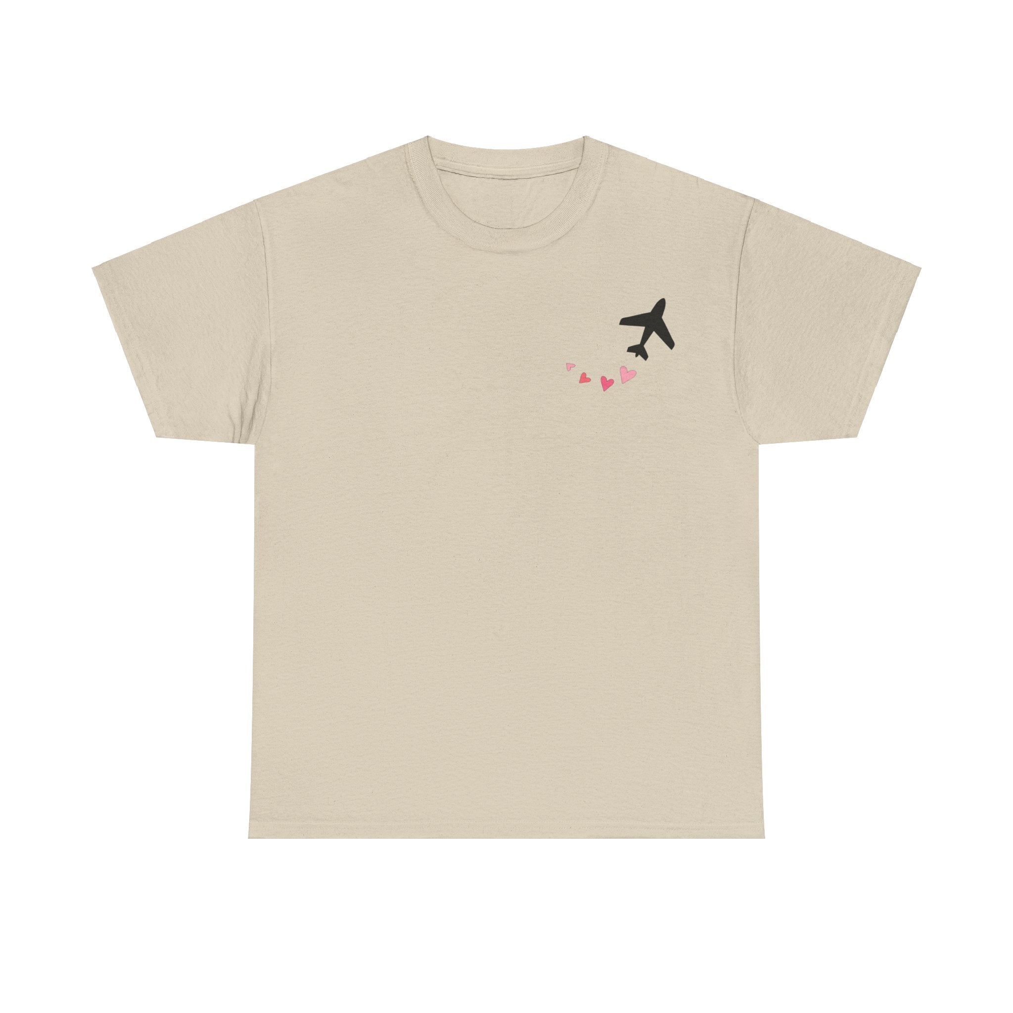 LOVE CHEMTRAILS. aviation t-shirt. pilots. love. hearts