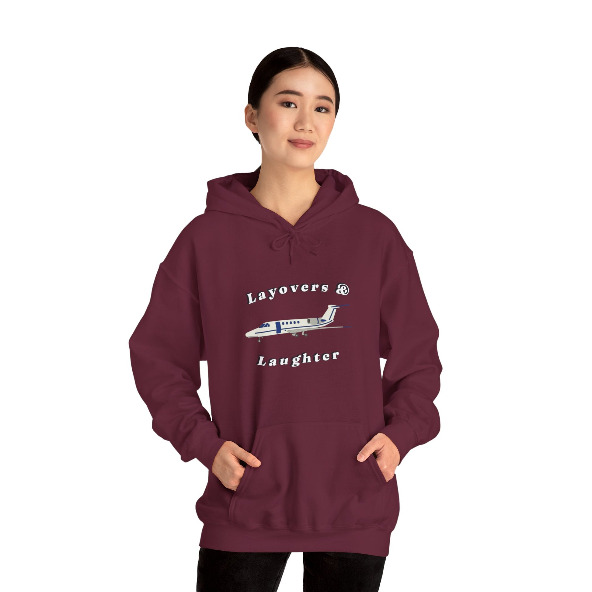 Hoodie for Pilots, layovers & laughter, gifts for pilots, travel, aviation gifts, aviation, planes