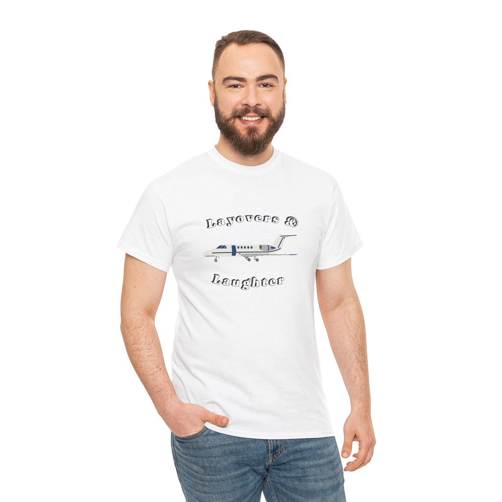 Layovers & Laughter. T-shirt. aviation. pilots. travel. shirt.