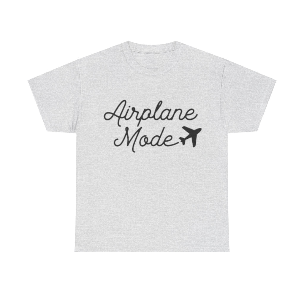 Airplane Mode Aviation Graphic Tee. gift for pilots. flight attendant. aviation lovers.